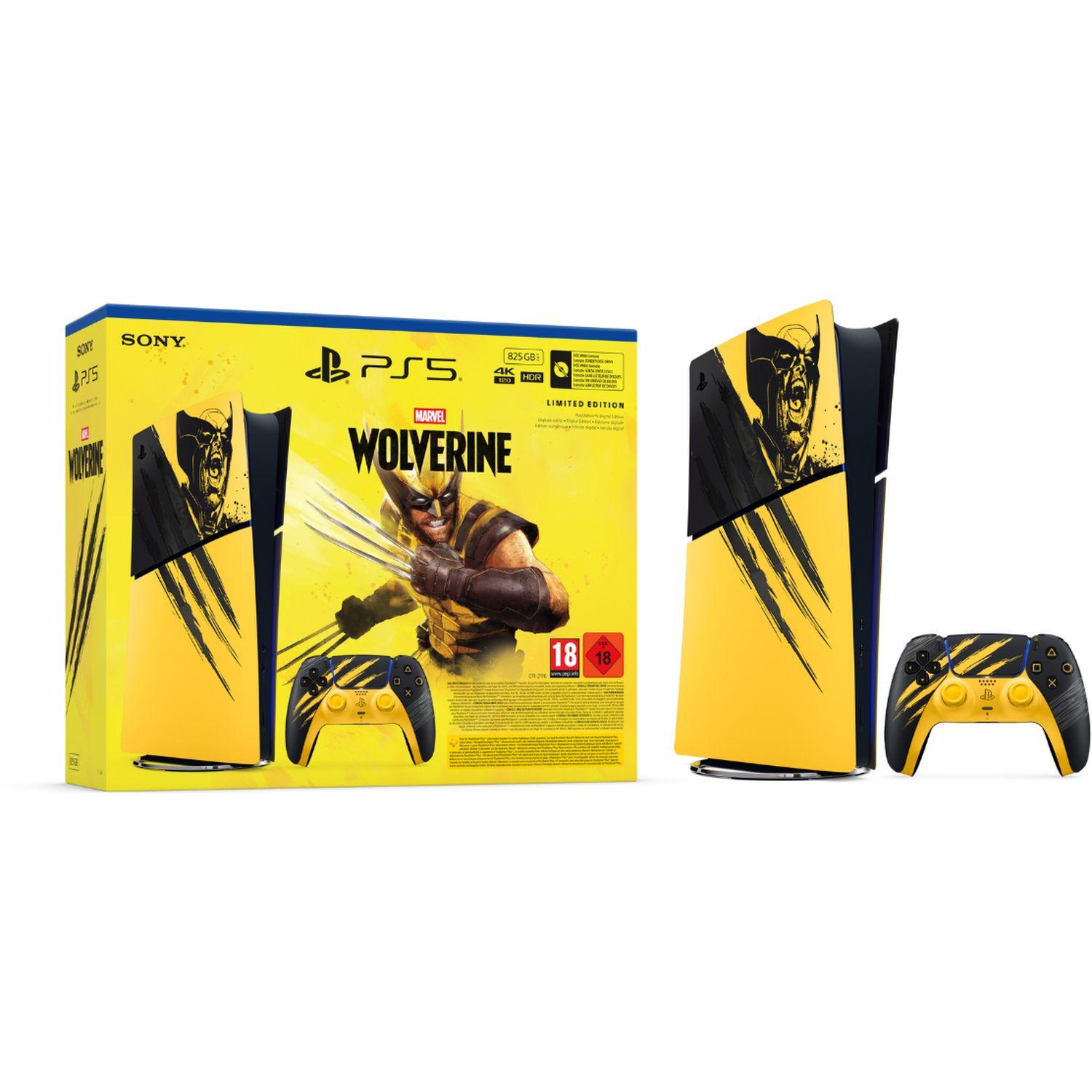 Voir la diapositive 2 : SONY Pack Console édition numérique PlayStation 5 – Édition limitée Marvel’s Wolverine