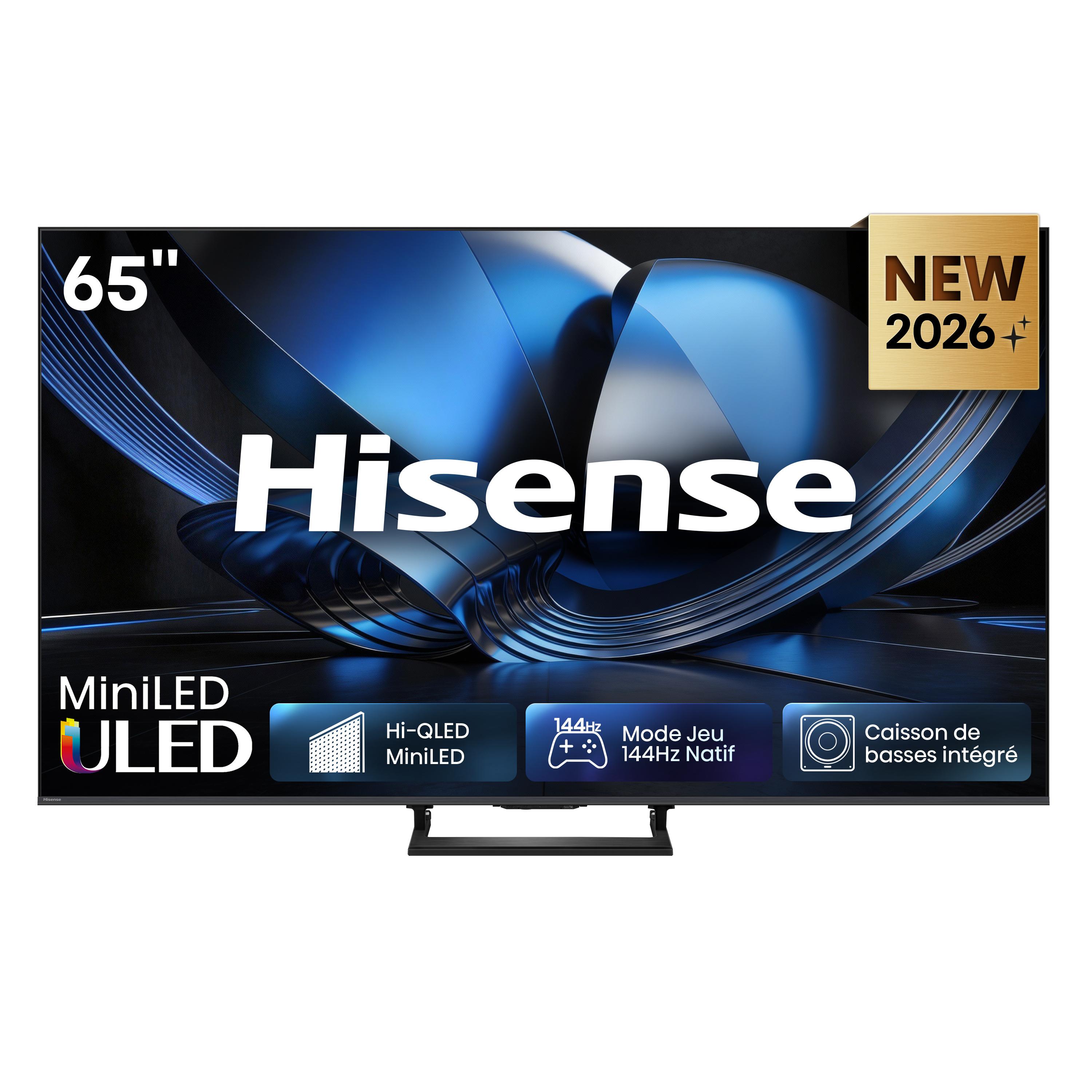 Voir la diapositive 1 : HISENSE TV MiniLED 65U7SE