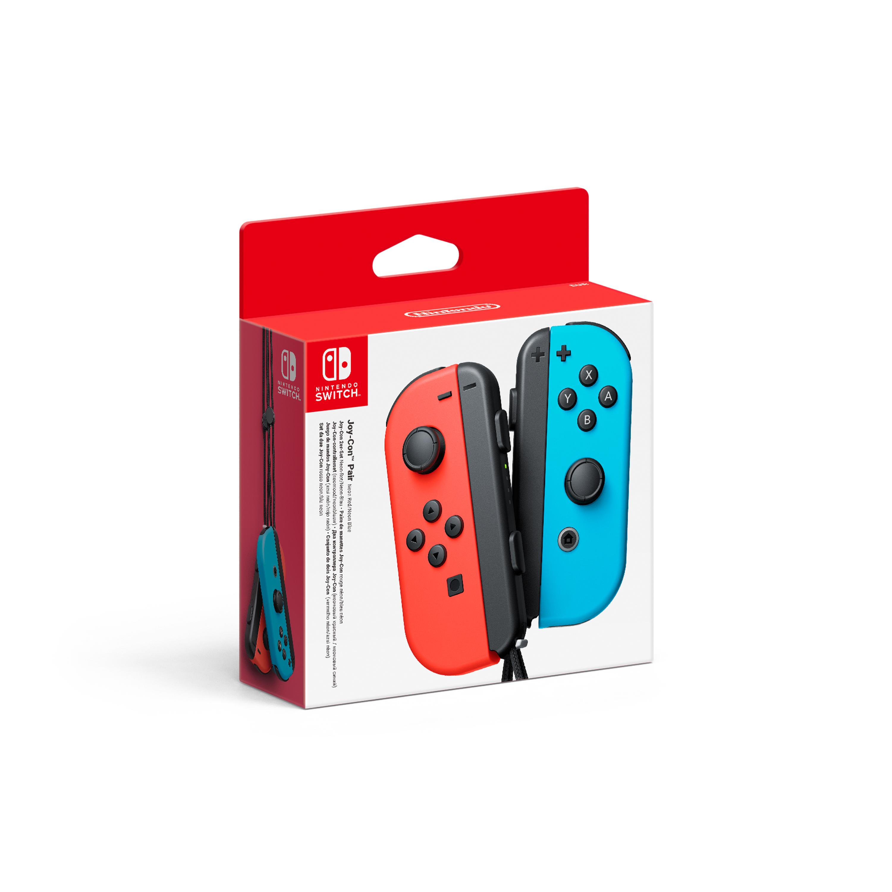 NINTENDO Paire de manettes Joy-Con Gauche Bleu clair et Droite Rouge clair Nintendo Switch 2