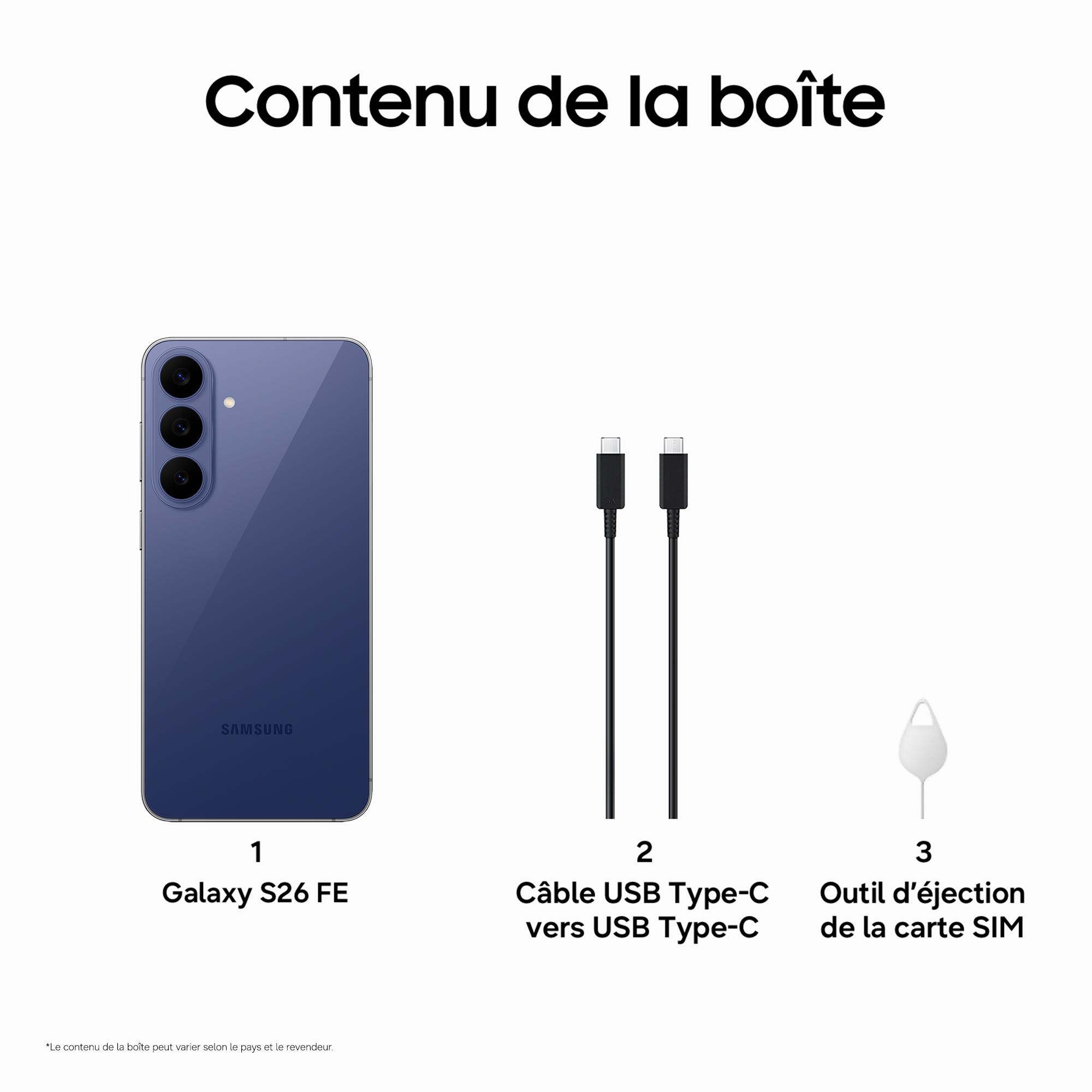 Voir la diapositive 10 : SAMSUNG Galaxy S26FE 128Go - Violet