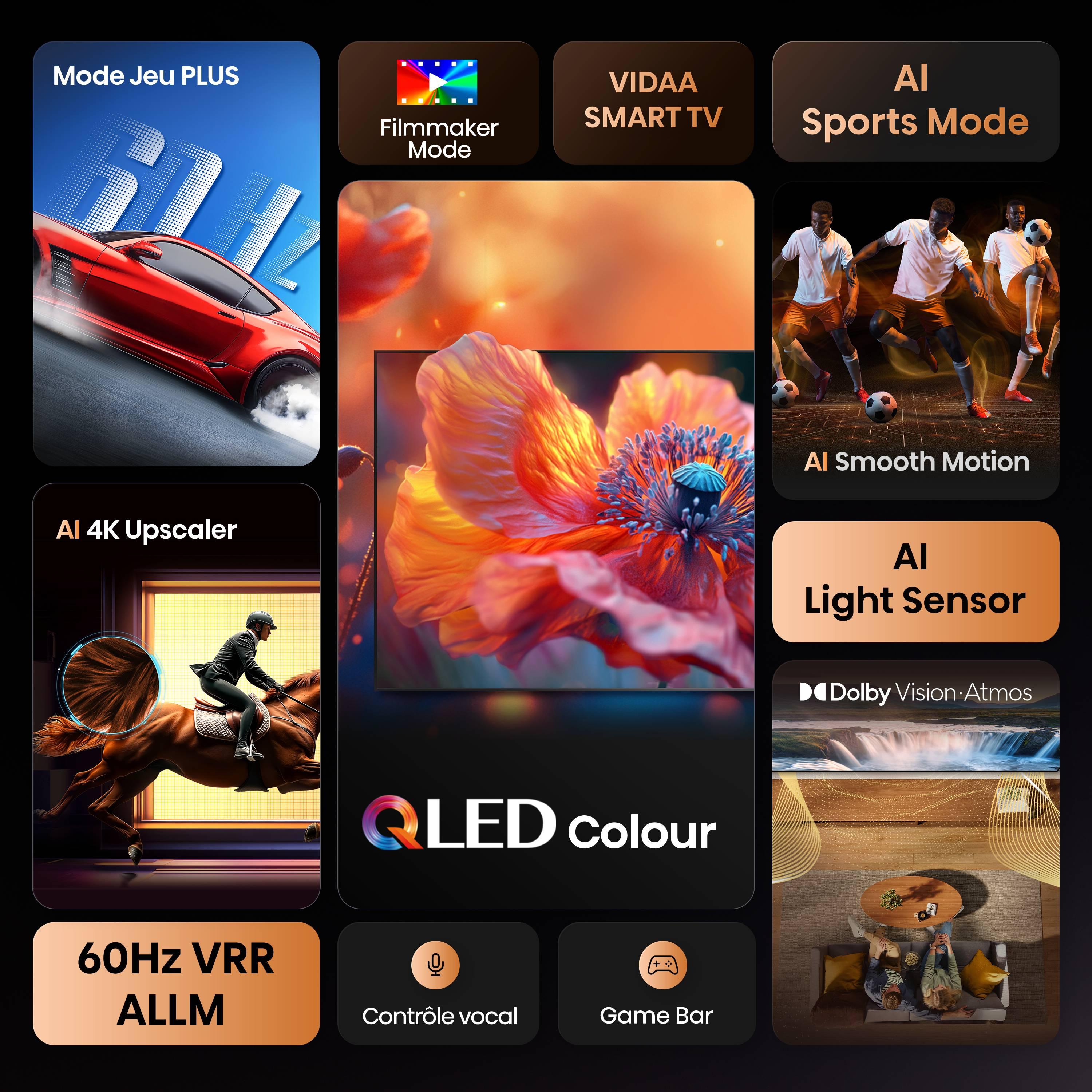 Voir la diapositive 6 : HISENSE TV UHD 4K 58A6S