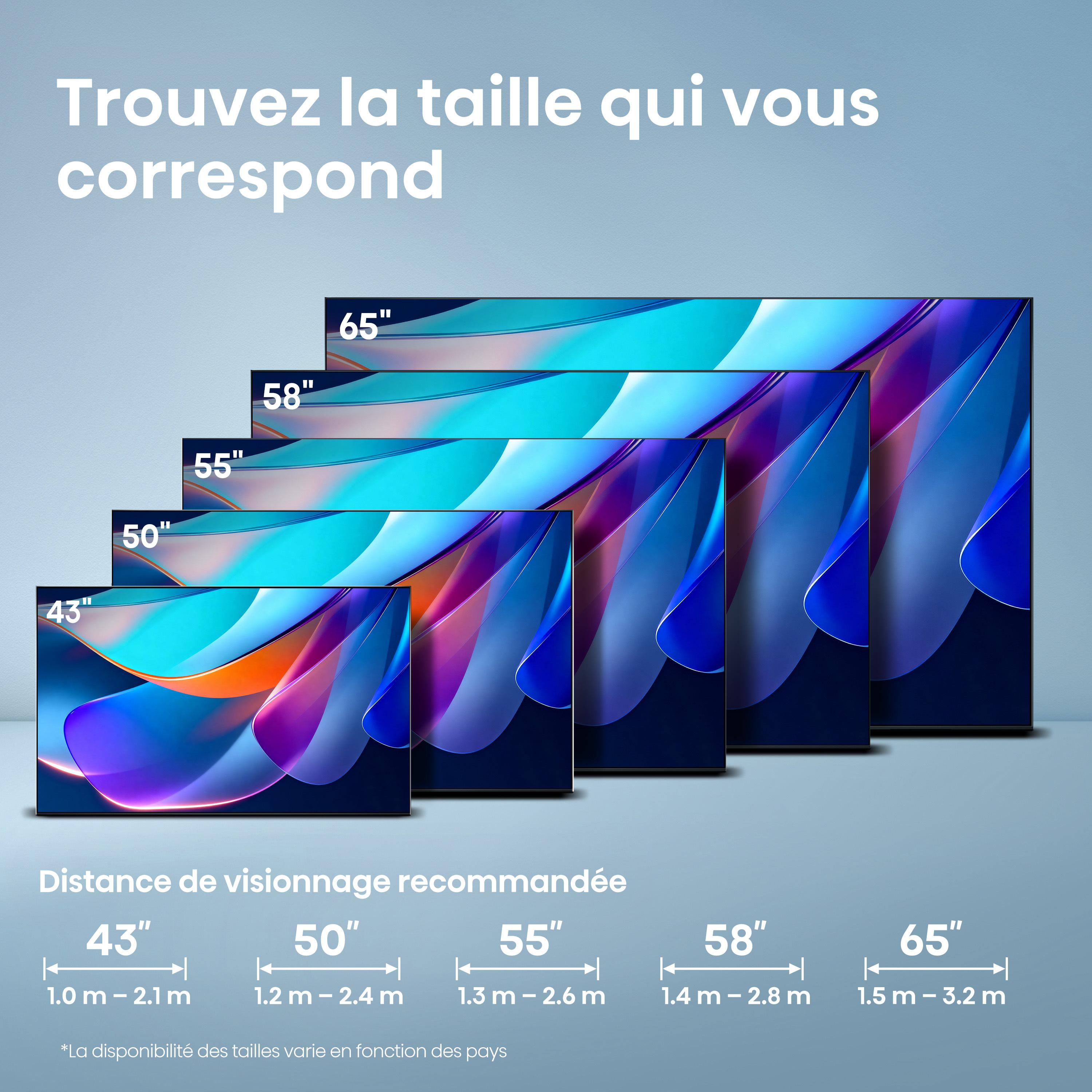 Voir la diapositive 8 : HISENSE TV UHD 4K 58A6S
