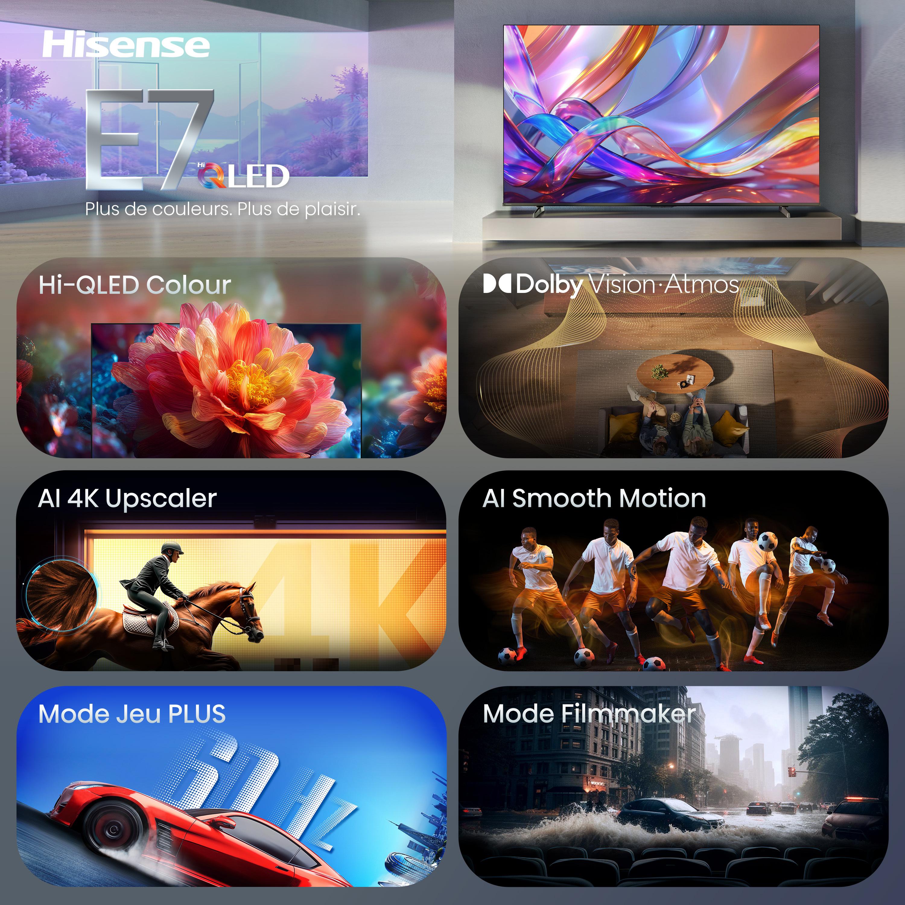 Voir la diapositive 5 : HISENSE TV QLED 43E7S