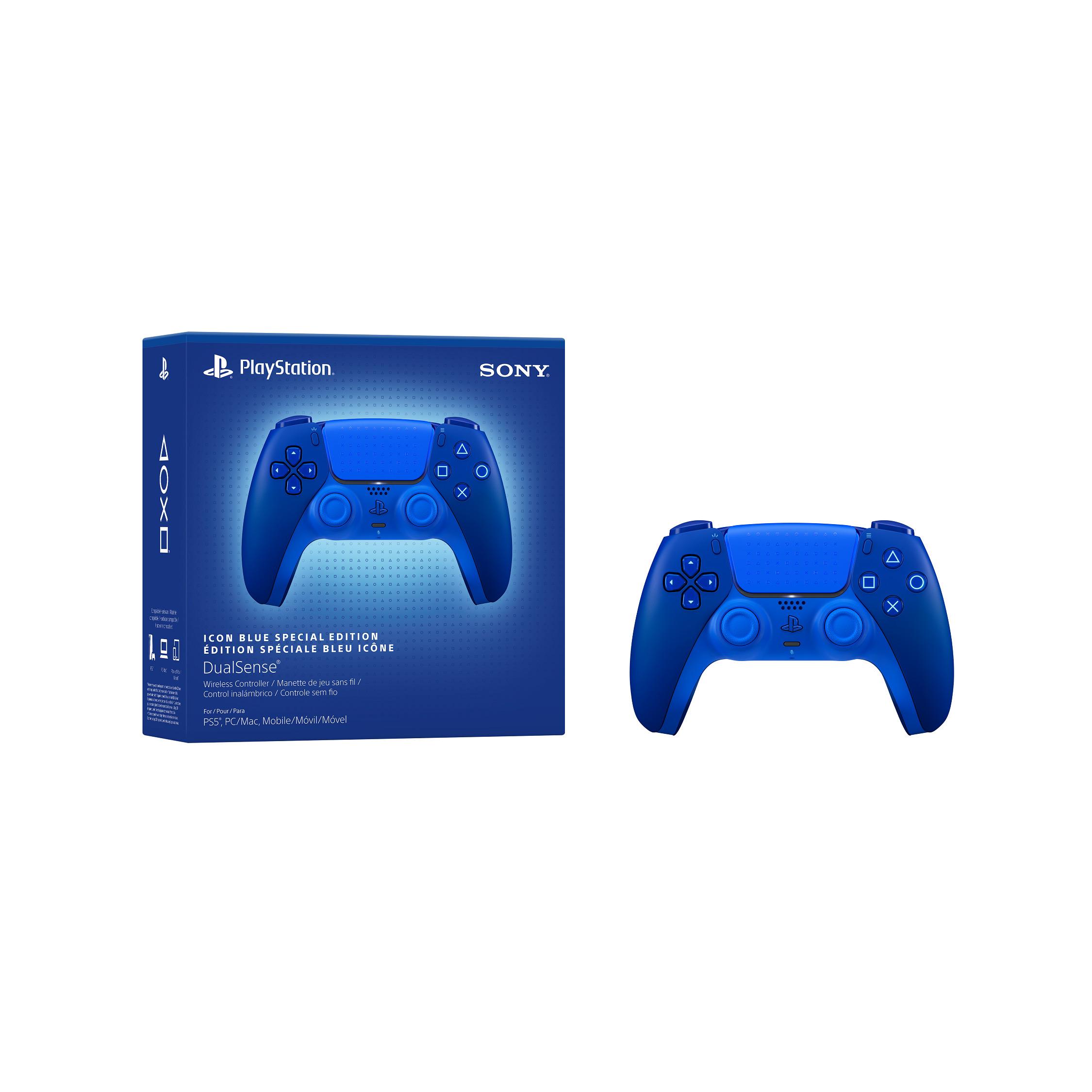Voir la diapositive 2 : SONY Manette DualSense édition spéciale Icon Blue PS5