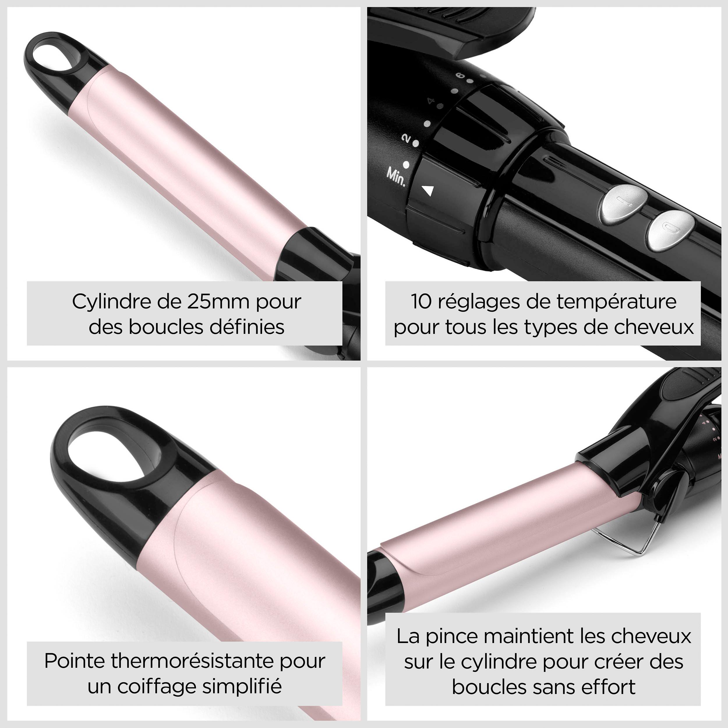 Voir la diapositive 3 : BABYLISS Boucleur C325E - Noir