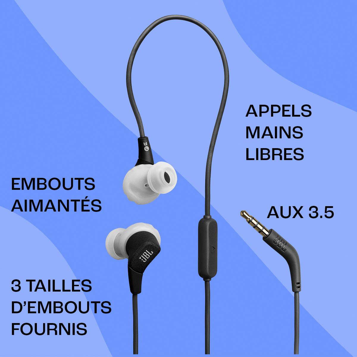Voir la diapositive 9 : JBL Écouteurs Endurance Run 3 - Noir