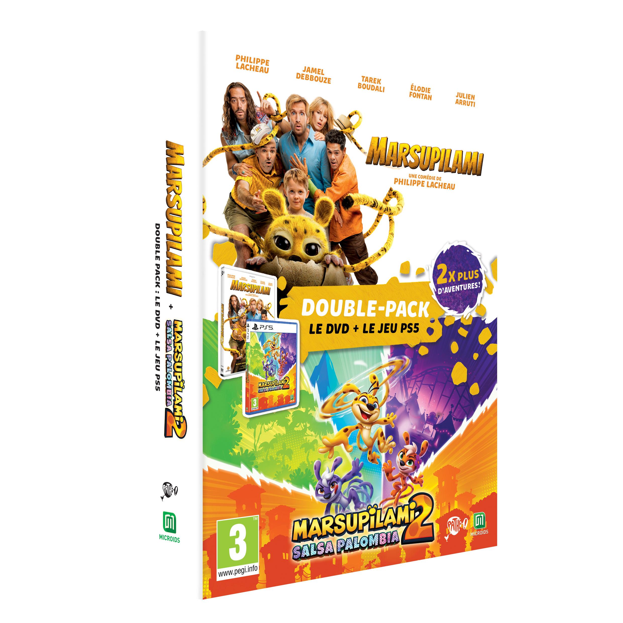 Pack Jeu PS5+ DVD Marsupilami 2