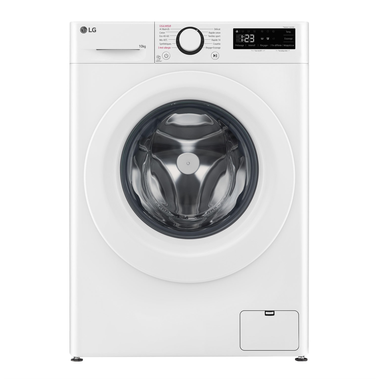 Lave linge hublot F14R33WHS, 10 kg, 1400 T/min, A