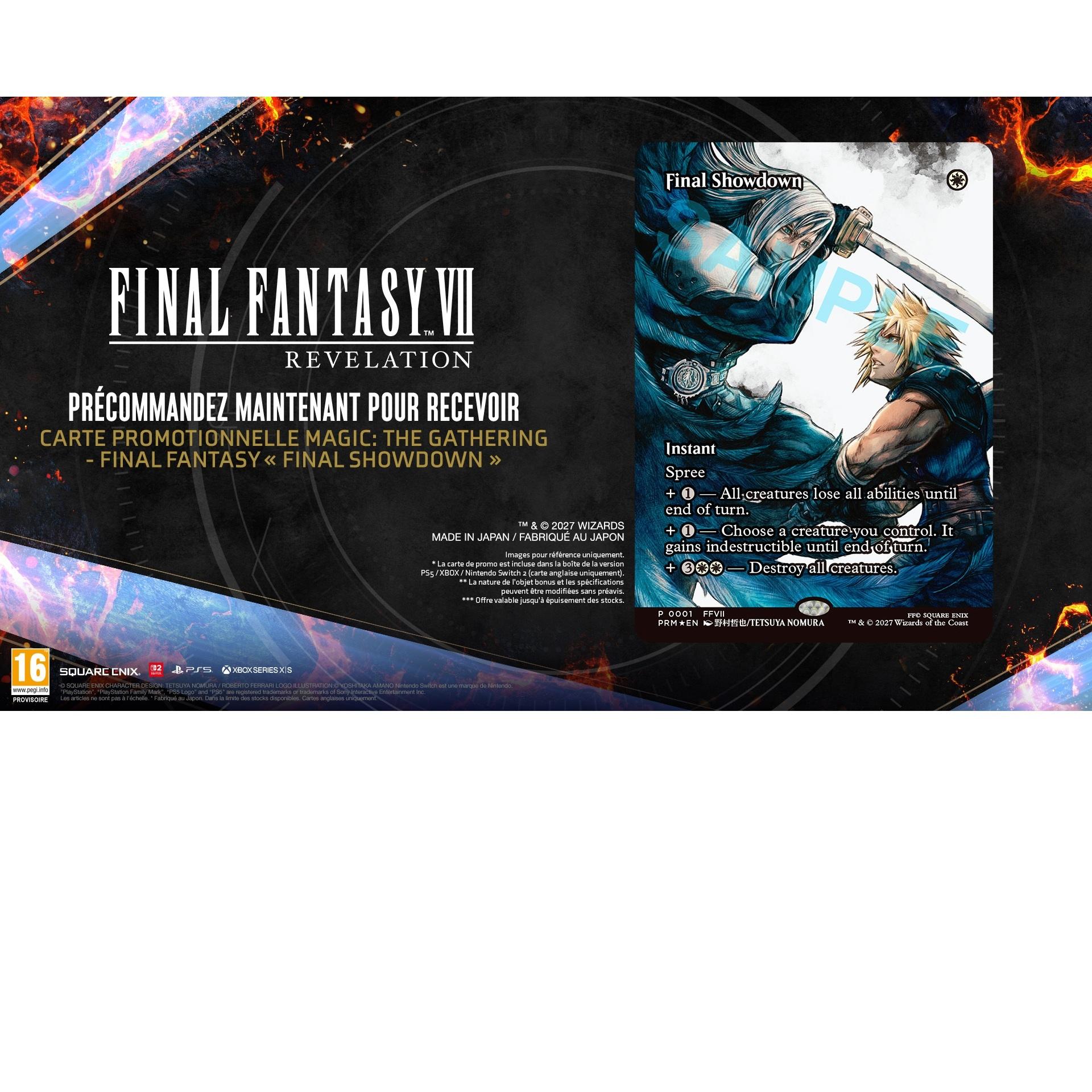 Voir la diapositive 2 : Final Fantasy VII Revelation - Magic Card Edition Nintendo Switch 2