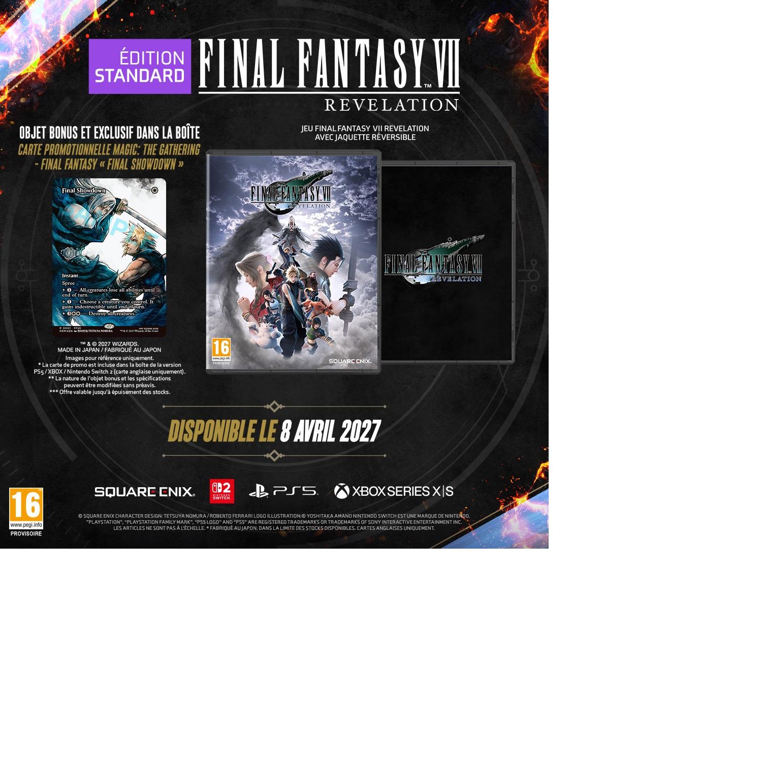 Voir la diapositive 3 : Final Fantasy VII Revelation - Magic Card Edition Nintendo Switch 2
