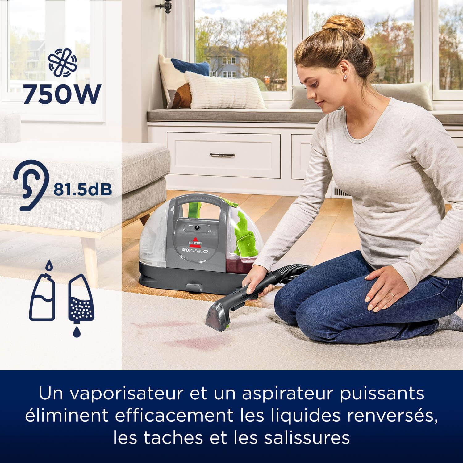 Voir la diapositive 3 : BISSELL Détacheur SPOTCLEAN C2 - Gris