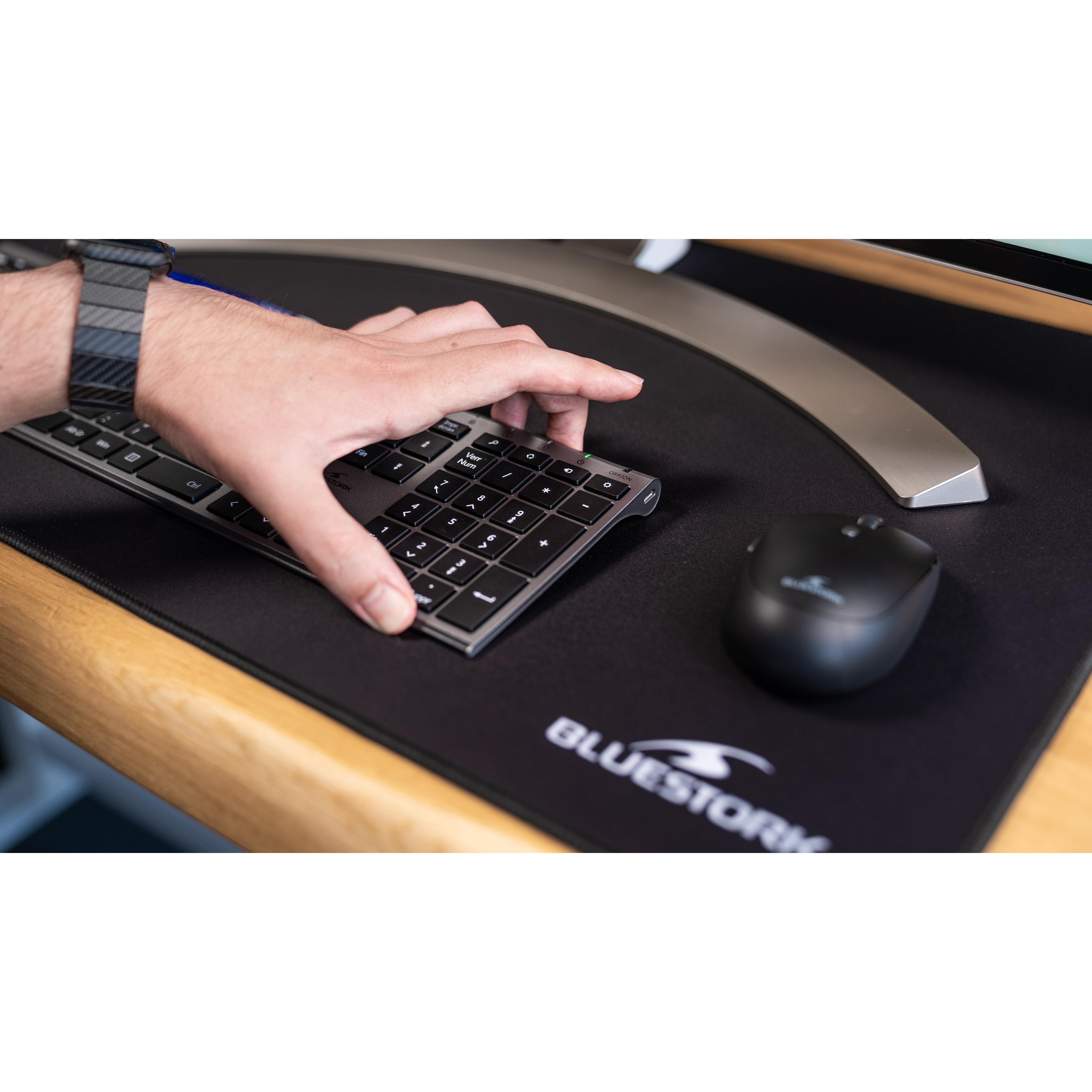 Voir la diapositive 9 : BLUESTORK Bundle Clavier + Souris sans fil - Noir