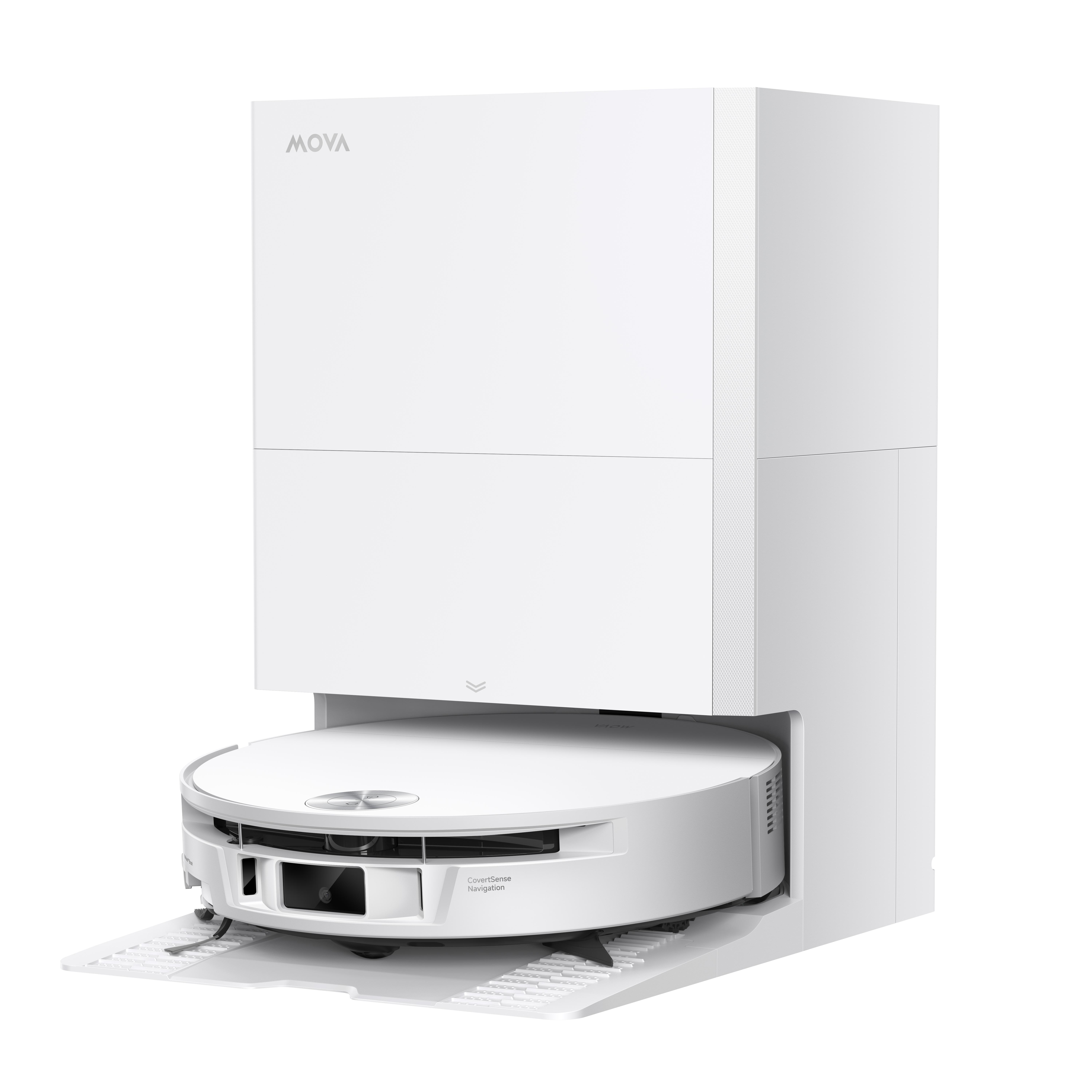 Voir la diapositive 2 : MOVA Aspirateur robot laveur S70 - Blanc