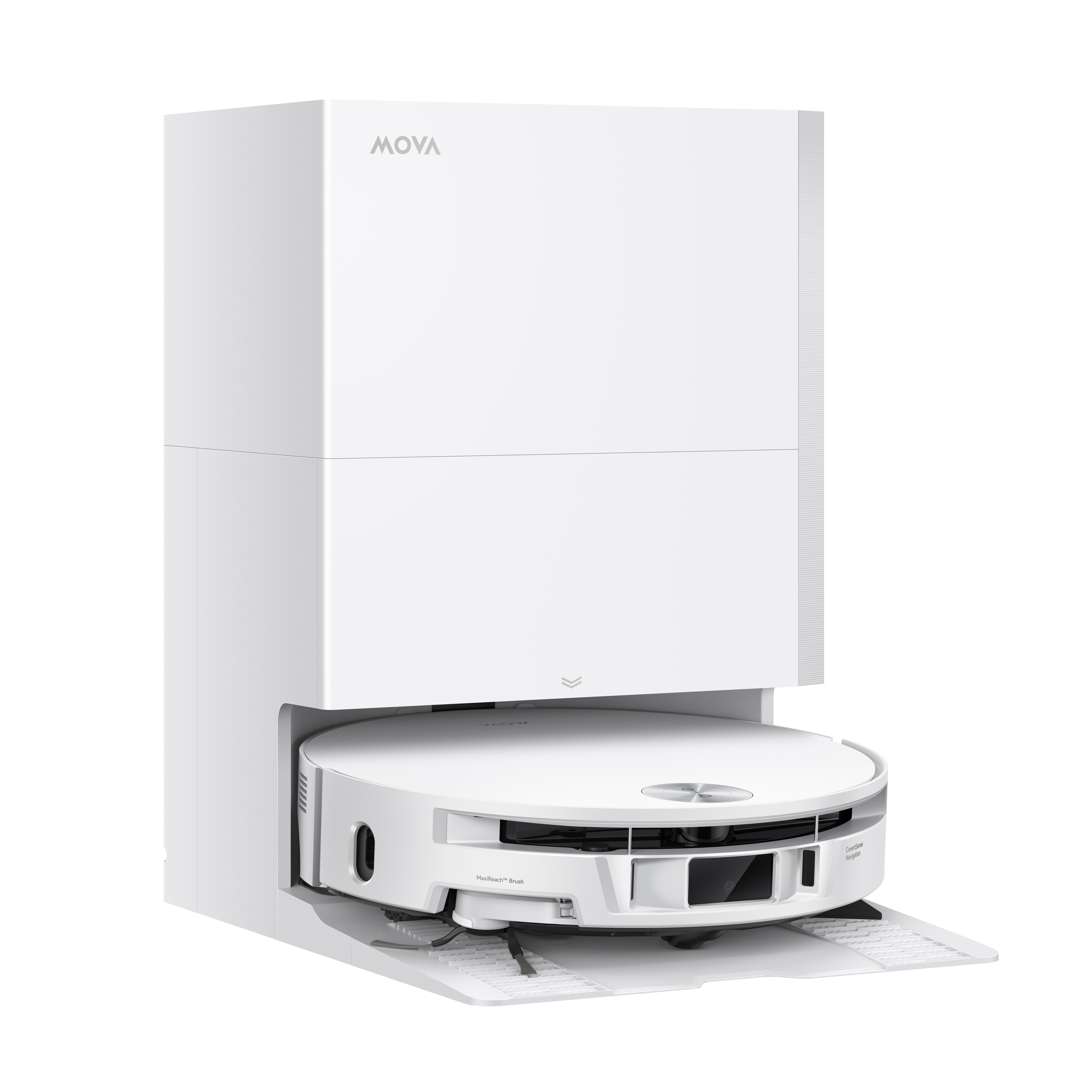 Voir la diapositive 3 : MOVA Aspirateur robot laveur S70 - Blanc