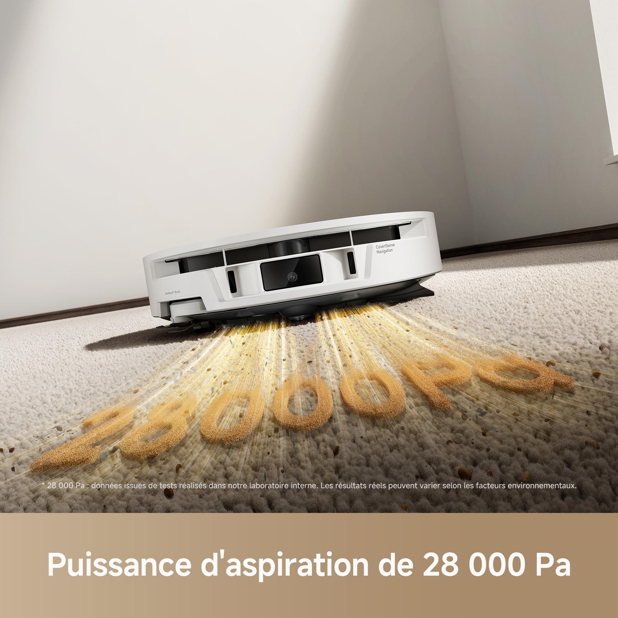 Voir la diapositive 6 : MOVA Aspirateur robot laveur S70 - Blanc