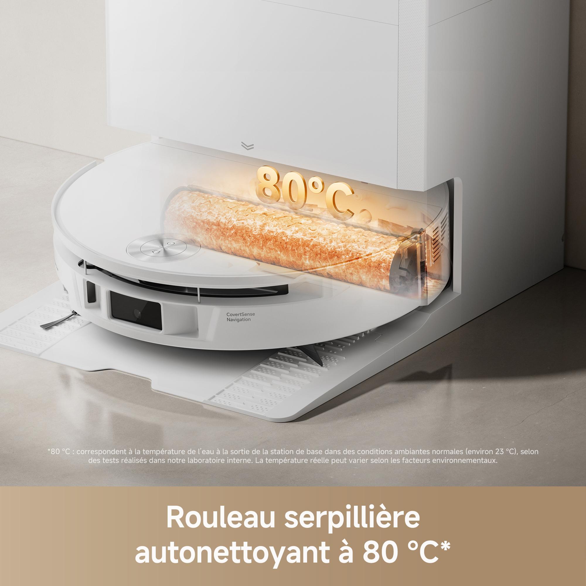 Voir la diapositive 7 : MOVA Aspirateur robot laveur S70 - Blanc