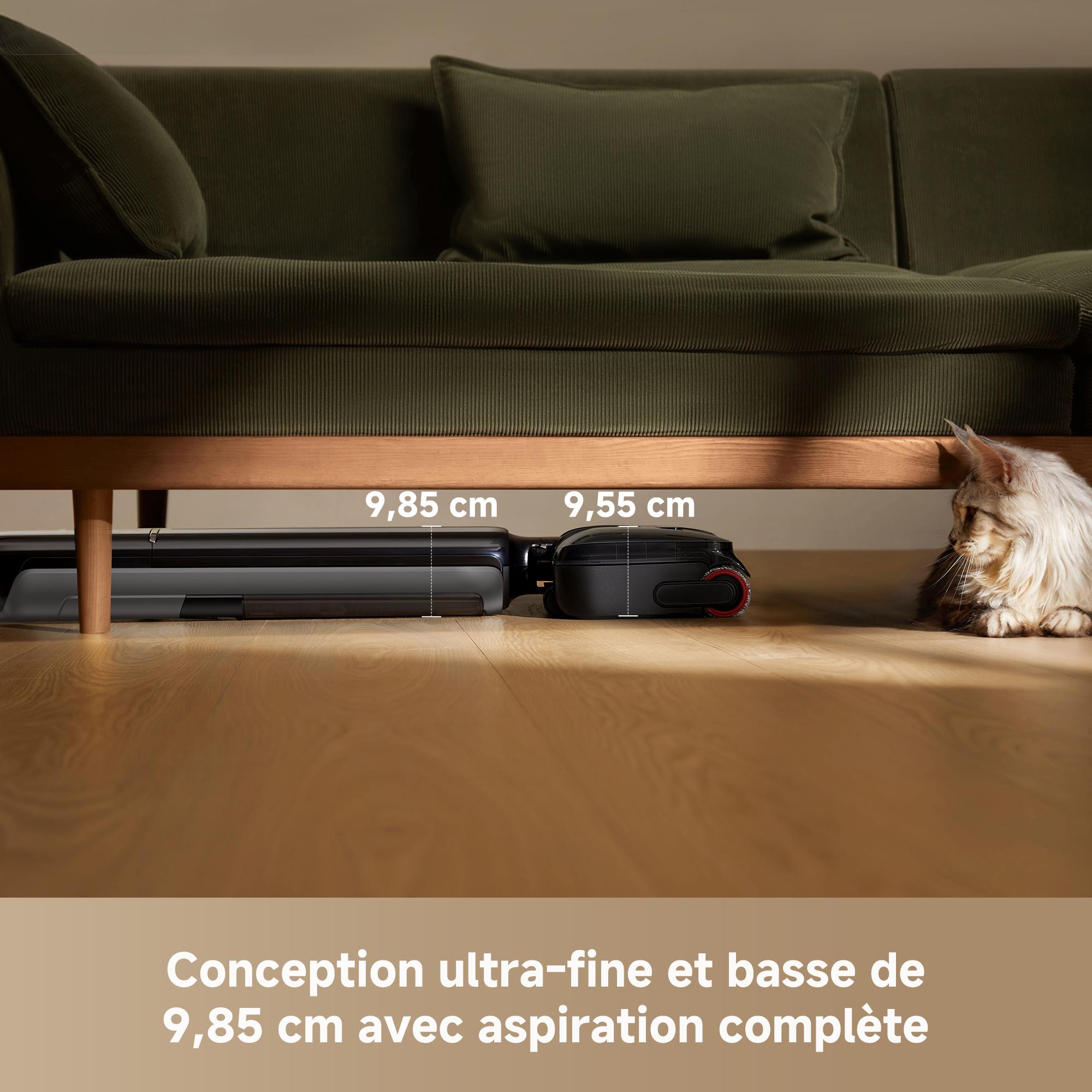 Voir la diapositive 3 : DREAME Aspirateur balai laveur 12 PRO - Noir