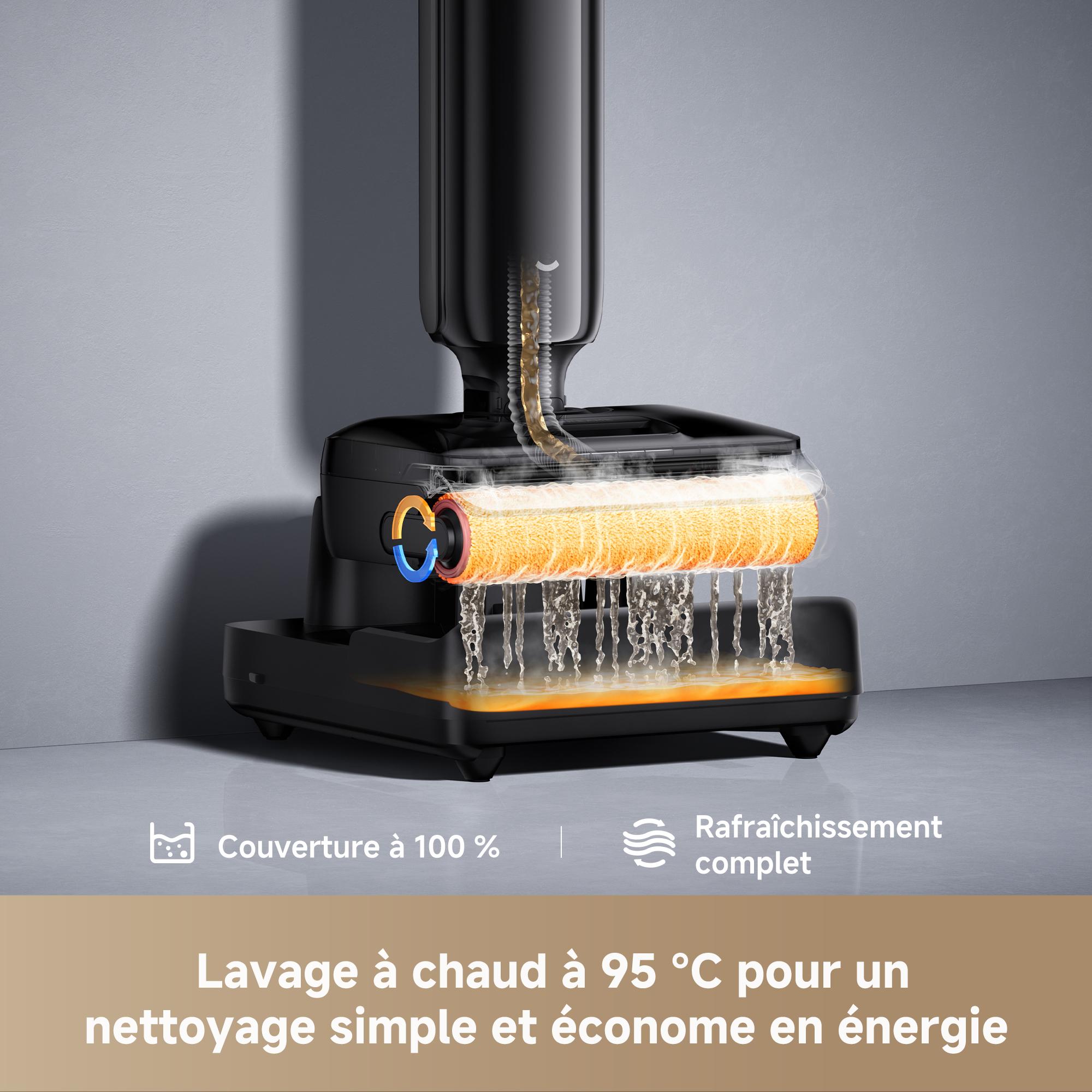 Voir la diapositive 4 : DREAME Aspirateur balai laveur 12 PRO - Noir