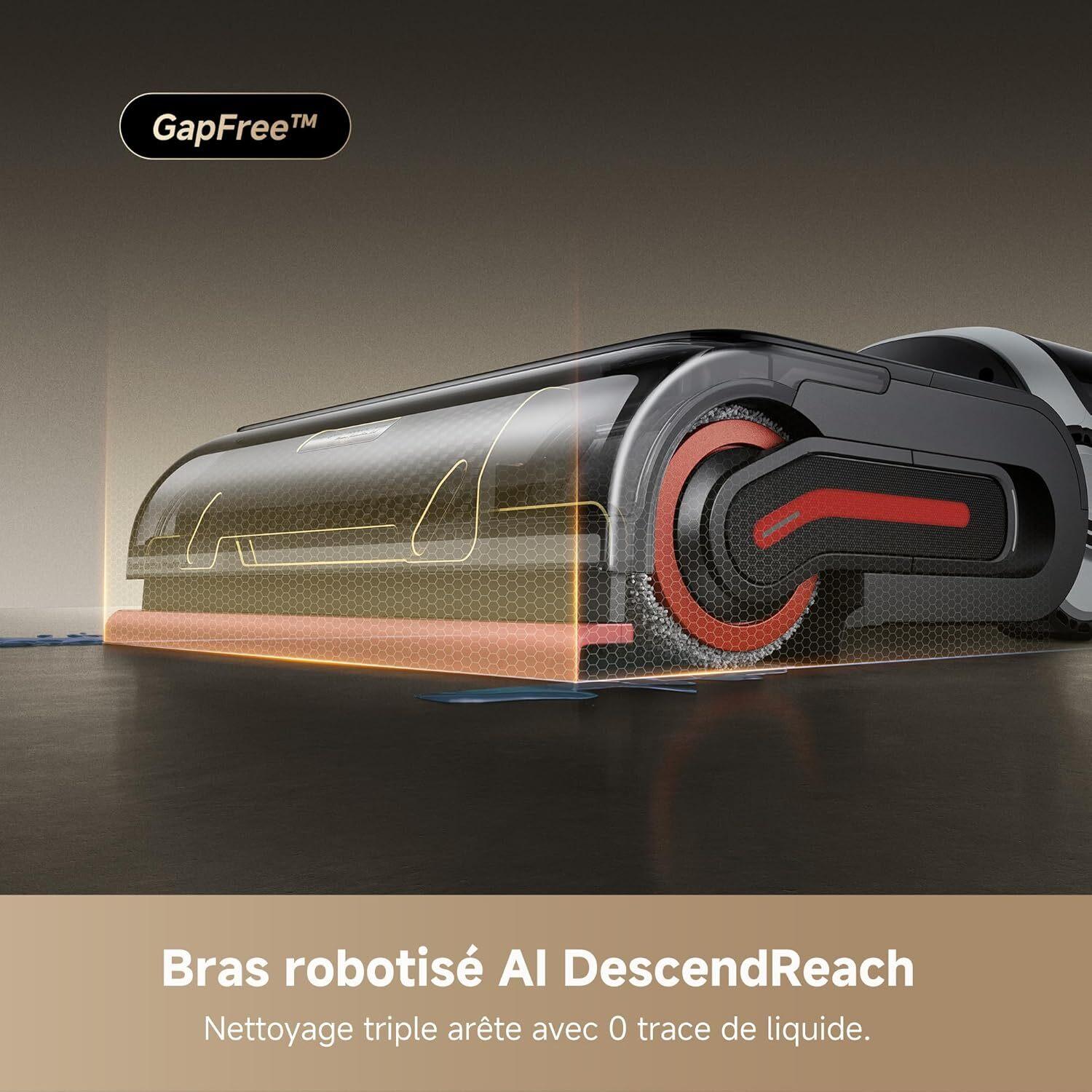 Voir la diapositive 6 : DREAME Aspirateur balai eau et poussière H15 PRO - Noir