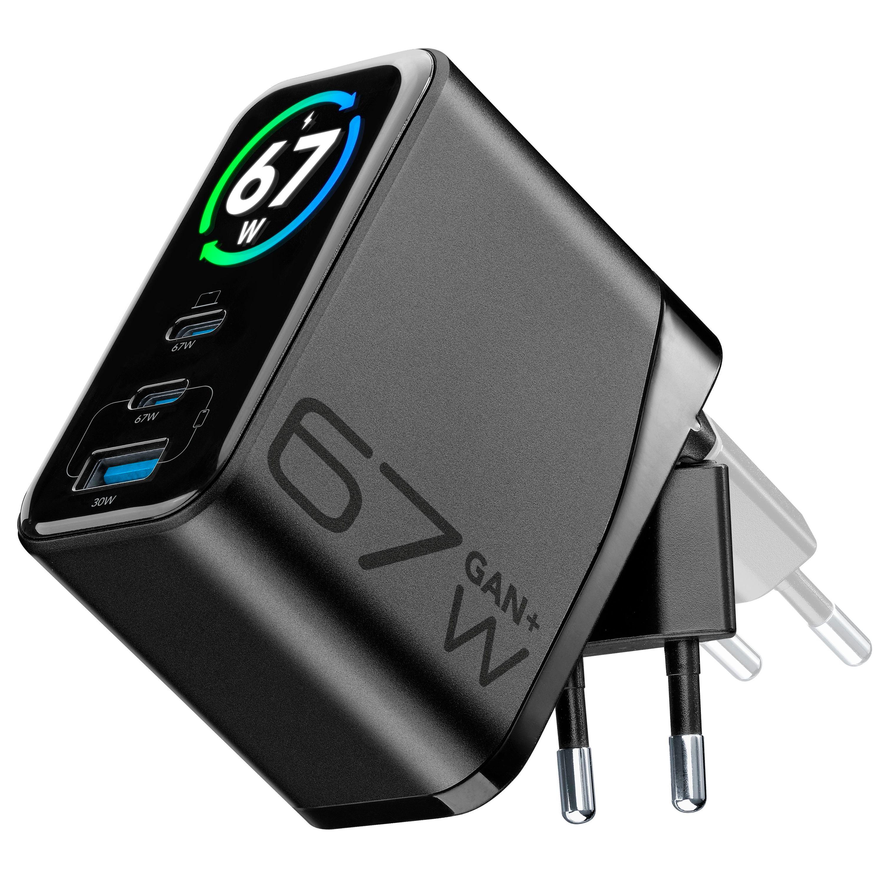 CELLULARLINE Chargeur pliable 67W 3 ports