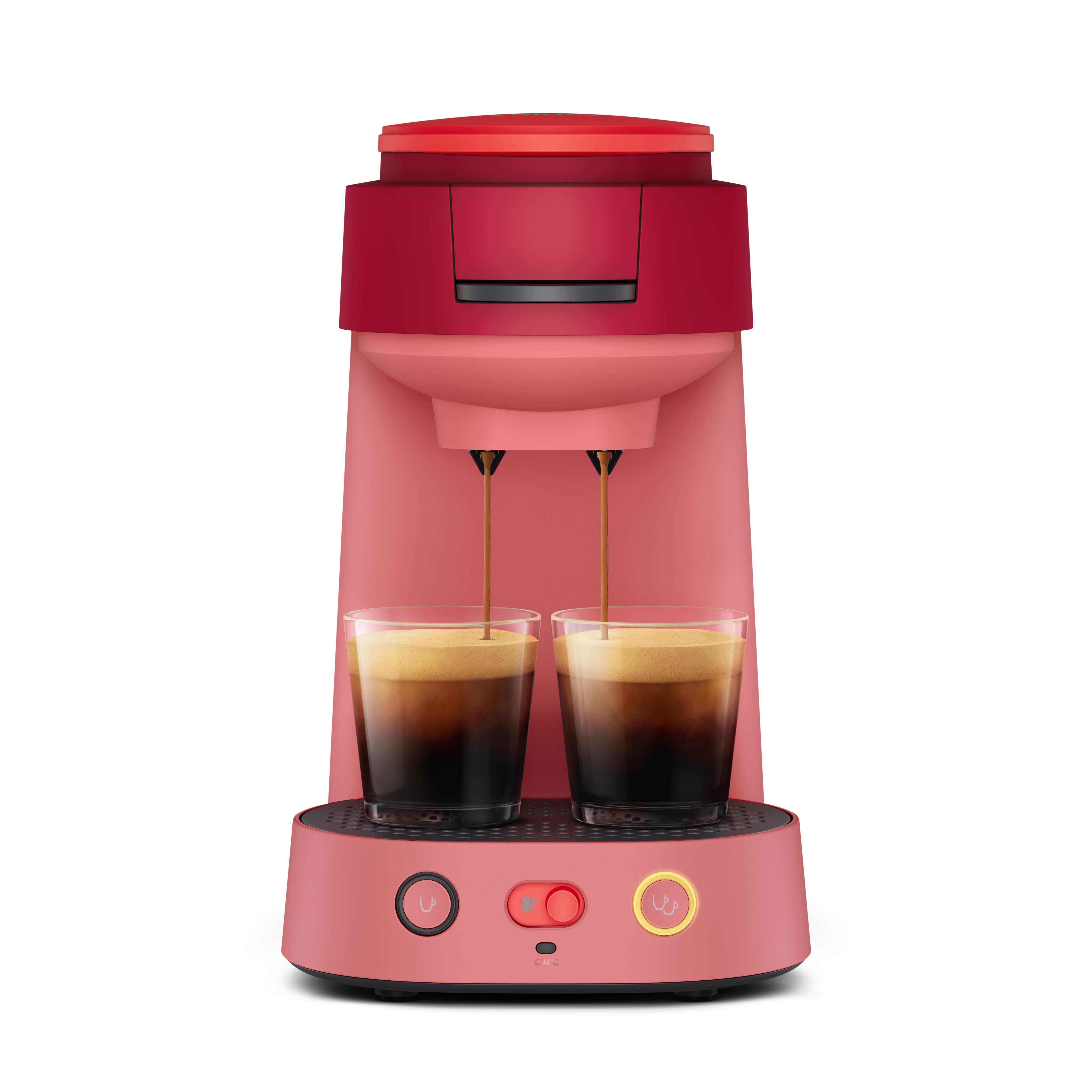 PHILIPS Machine à café à dosettes CSA225/91 - Rouge