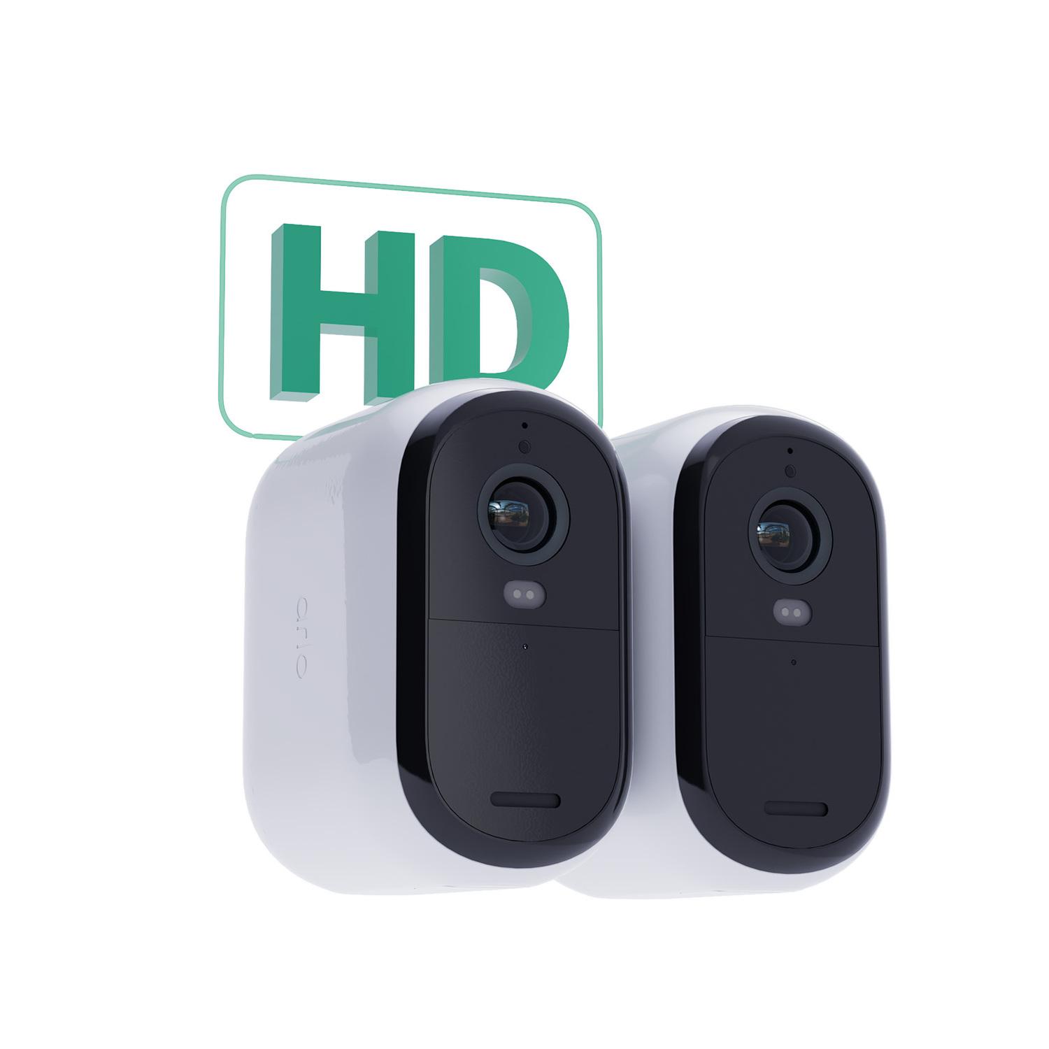 Voir la diapositive 2 : ARLO Pack de 2 Caméras de surveillance Essential2 XL extérieur HD - Blanc
