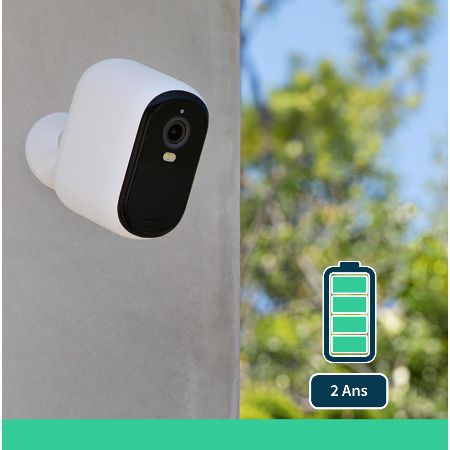 Voir la diapositive 4 : ARLO Pack de 2 Caméras de surveillance Essential2 XL extérieur HD - Blanc