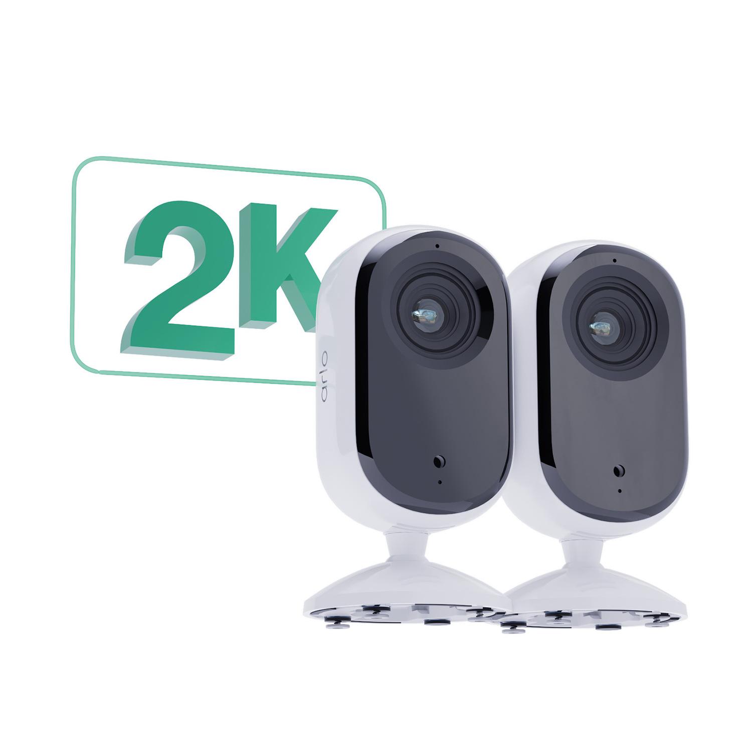 Voir la diapositive 2 : ARLO Pack de 2 caméras de sécurité Essential 2K intérieur