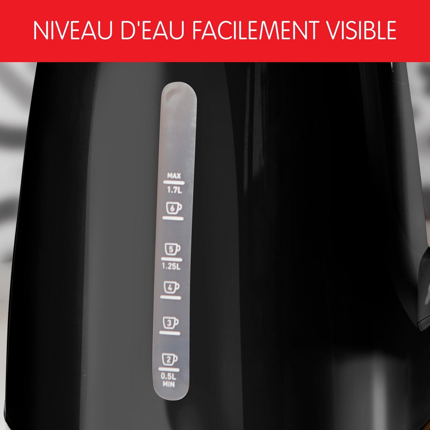 Voir la diapositive 5 : MOULINEX Bouilloire BY320B10 - Noir