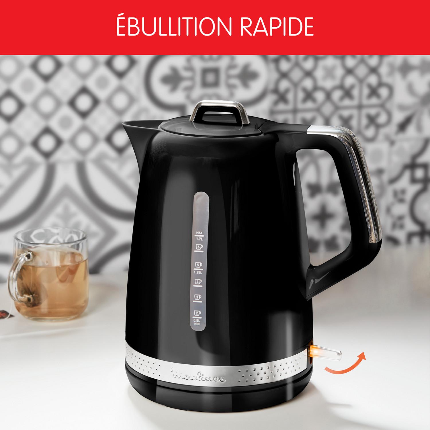 Voir la diapositive 6 : MOULINEX Bouilloire BY320B10 - Noir