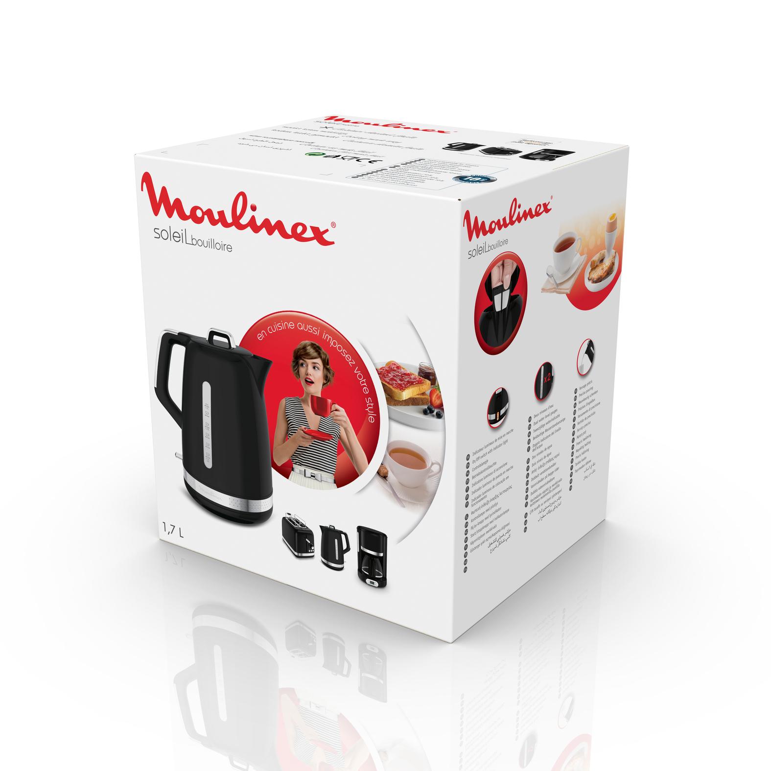Voir la diapositive 8 : MOULINEX Bouilloire BY320B10 - Noir