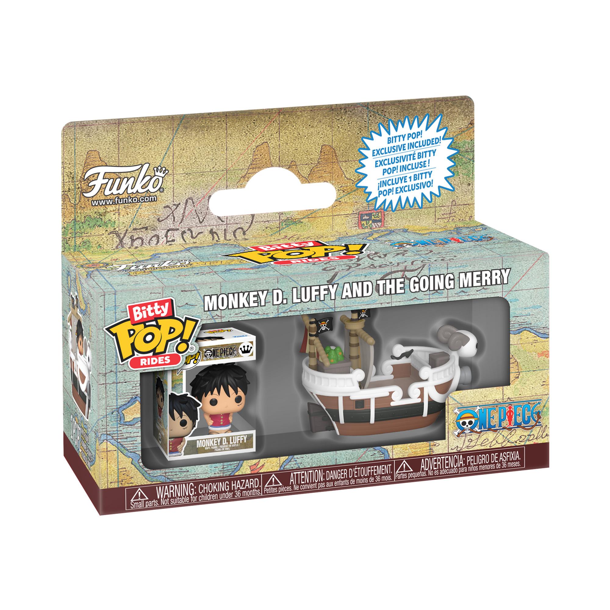 FUNKO Figurine Bitty Pop Going Merry Avec Luffy - One Piece