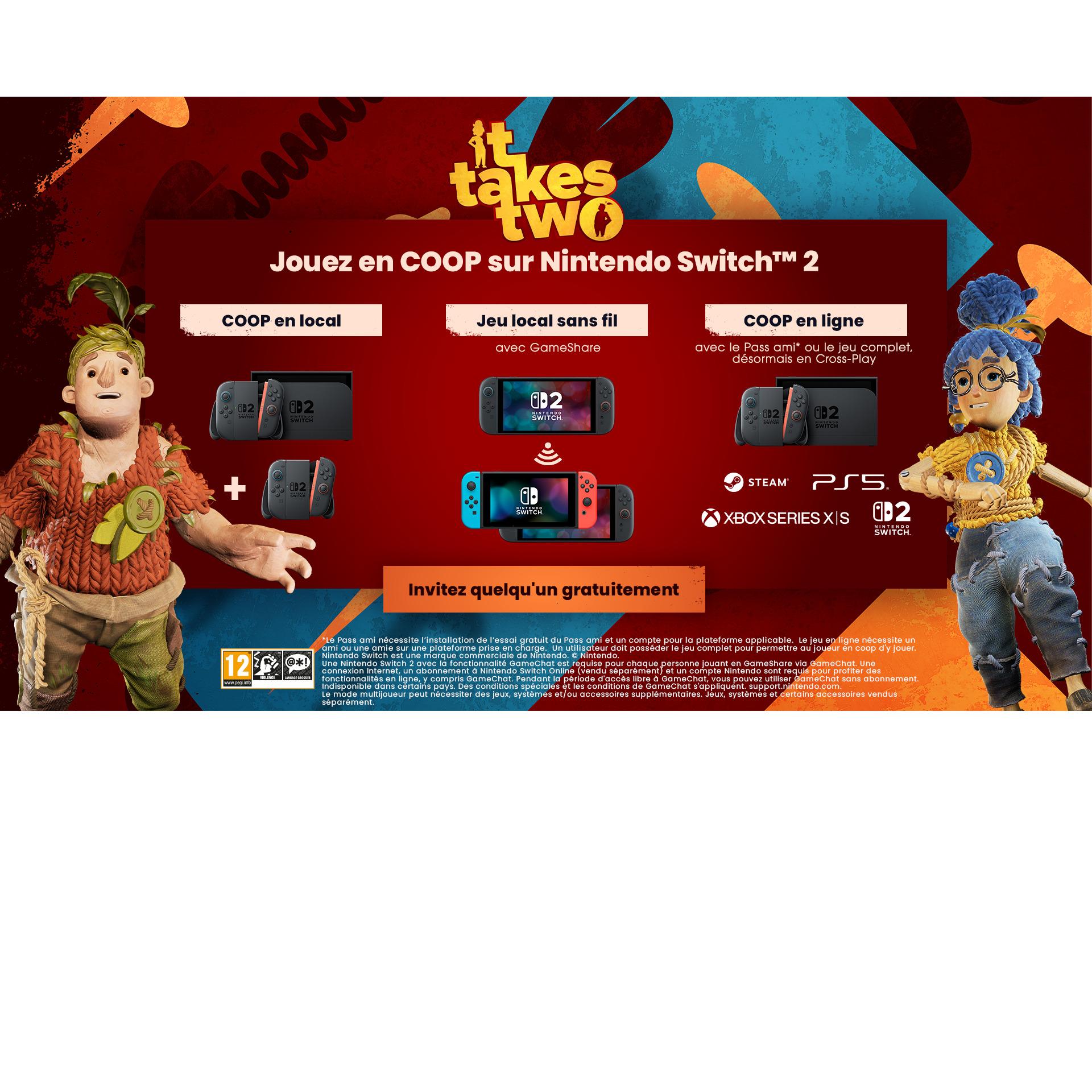Voir la diapositive 2 : It Takes Two Nintendo Switch 2