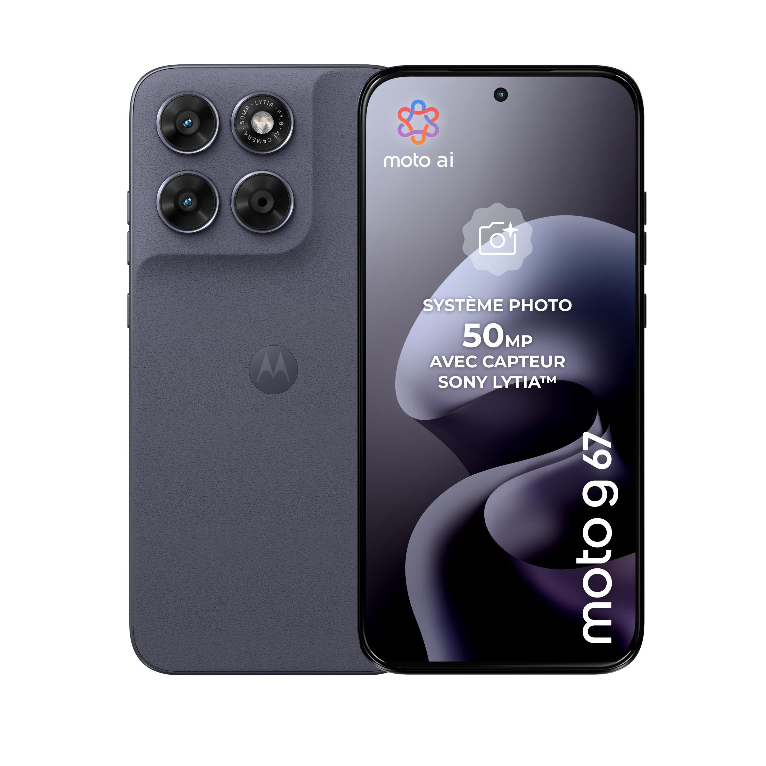 Voir la diapositive 3 : MOTOROLA Pack G67 128gp+Buds Gris