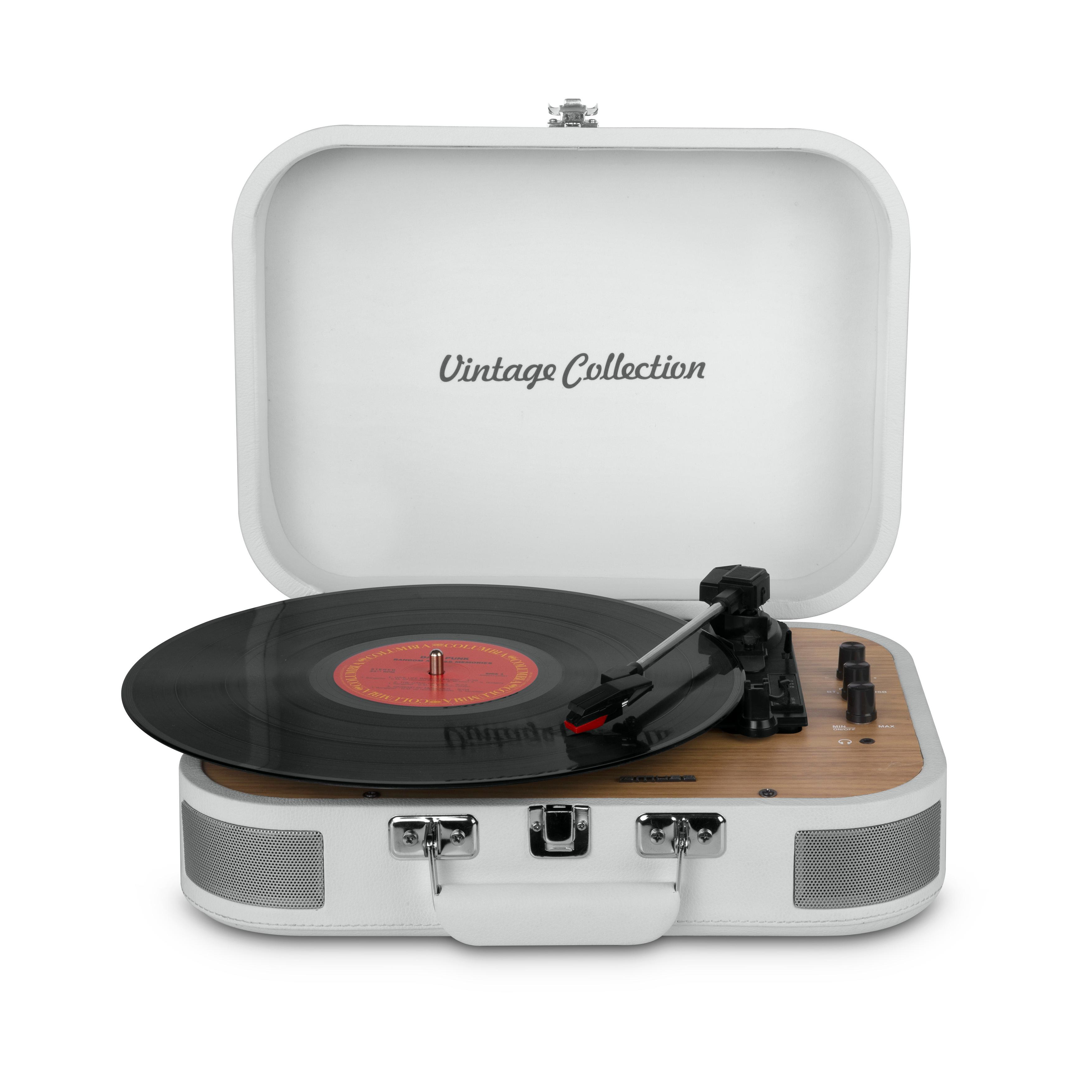 Voir la diapositive 1 : MUSE Platine Vinyle Stéréo 3 Vitesses 33/45/78t Avec Bluetooth MT201- WW