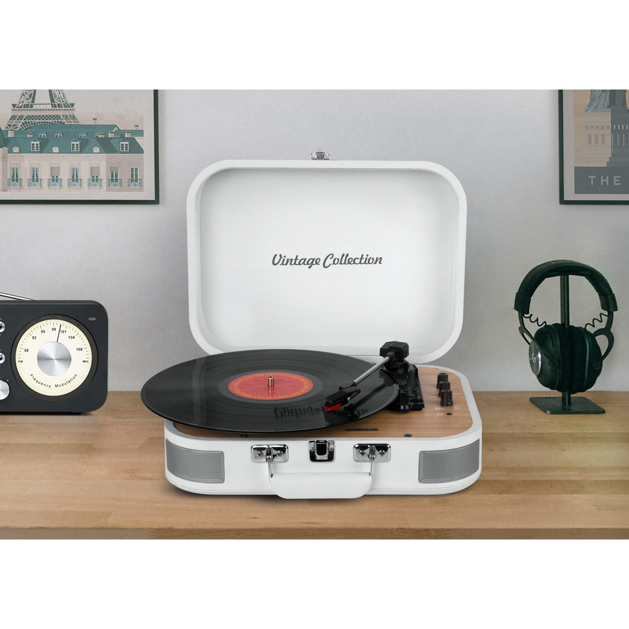 Voir la diapositive 4 : MUSE Platine Vinyle Stéréo 3 Vitesses 33/45/78t Avec Bluetooth MT201- WW