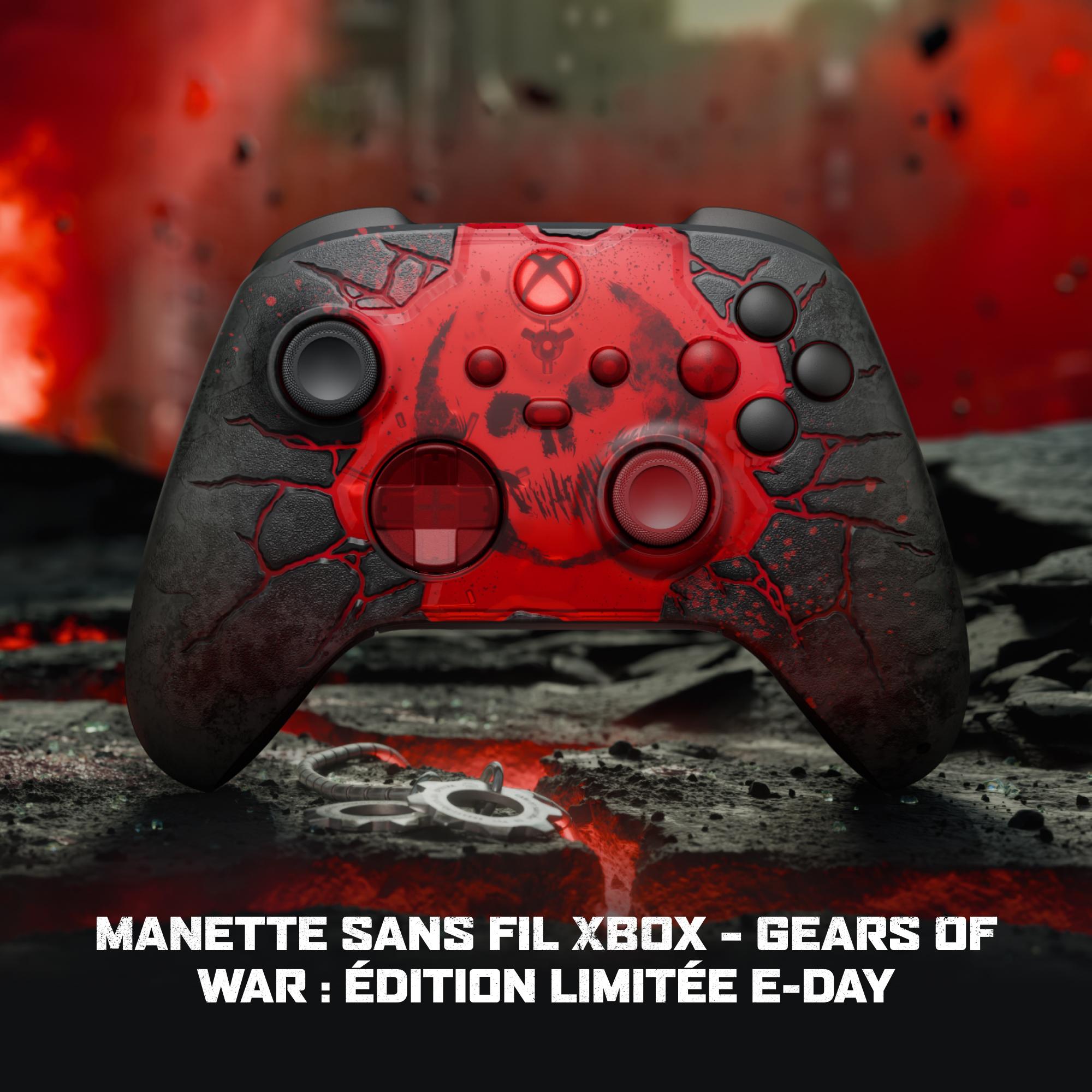 Voir la diapositive 2 : MICROSOFT Manette Sans Fil Gears Of War E-day Edition Limitée Xbox Series