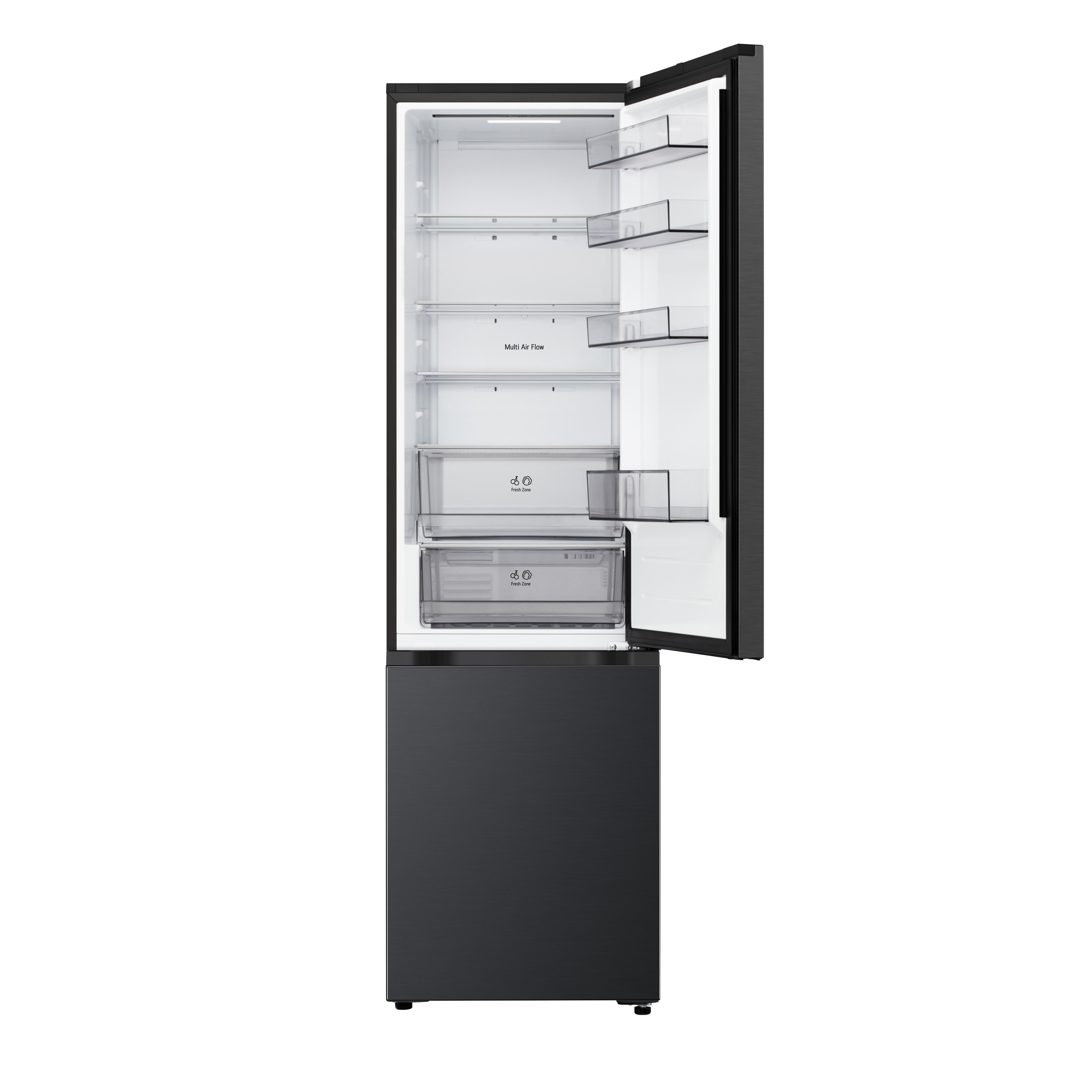 Voir la diapositive 4 : LG Réfrigérateur combiné GBBSJ20DEP, 375 L, Froid ventilé No Frost, D