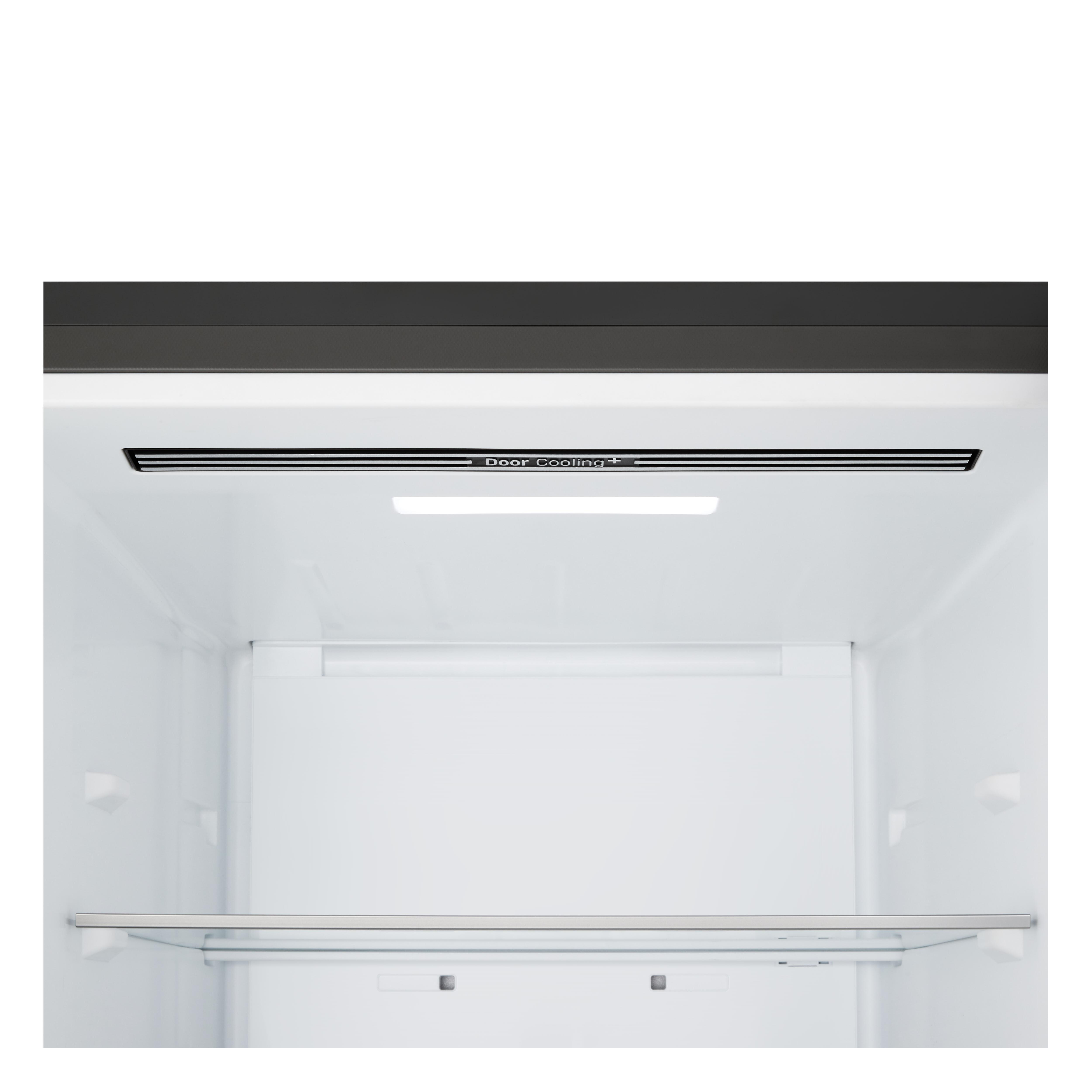 Voir la diapositive 7 : LG Réfrigérateur combiné GBBSJ20DEP, 375 L, Froid ventilé No Frost, D