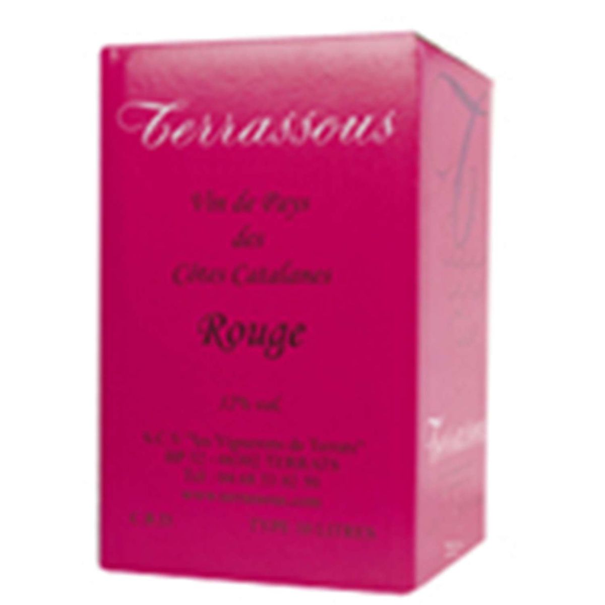 AOP Côtes-Catalanes Terrassous rouge 5L 5L