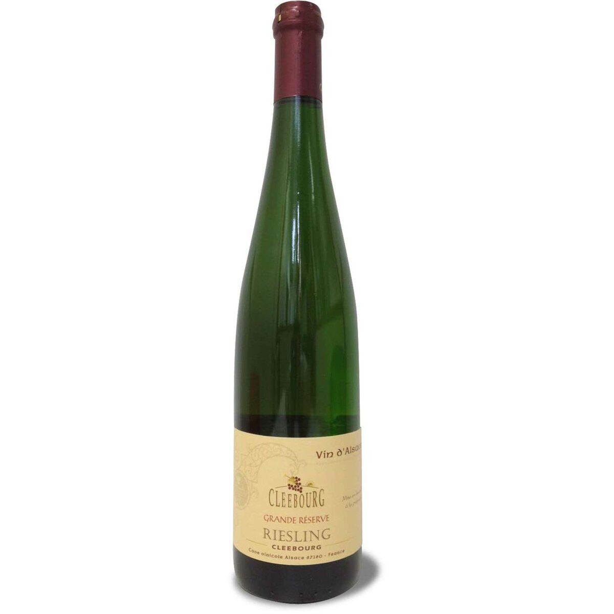 AOP Alsace Riesling Cleebourg grande réserve blanc 75cl 75cl