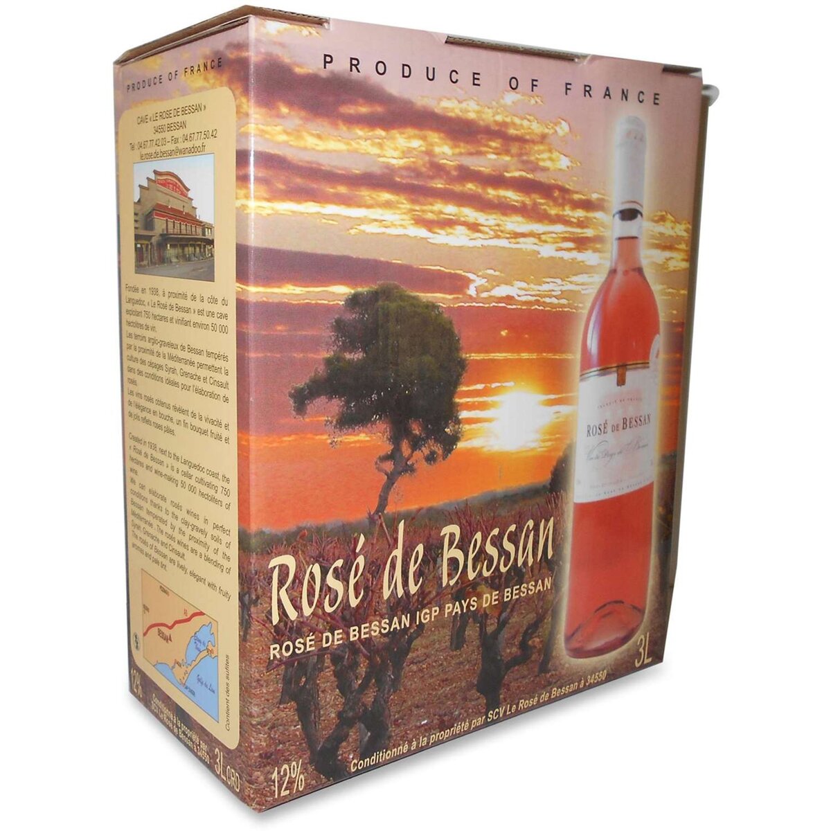 IGP Pays-de-Bessan rosé 3L 3L