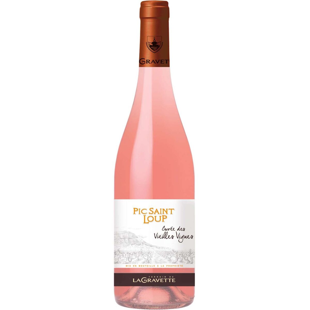 AOP Pic-Saint-Loup cuvée de Vieilles Vignes rosé 75cl 75cl