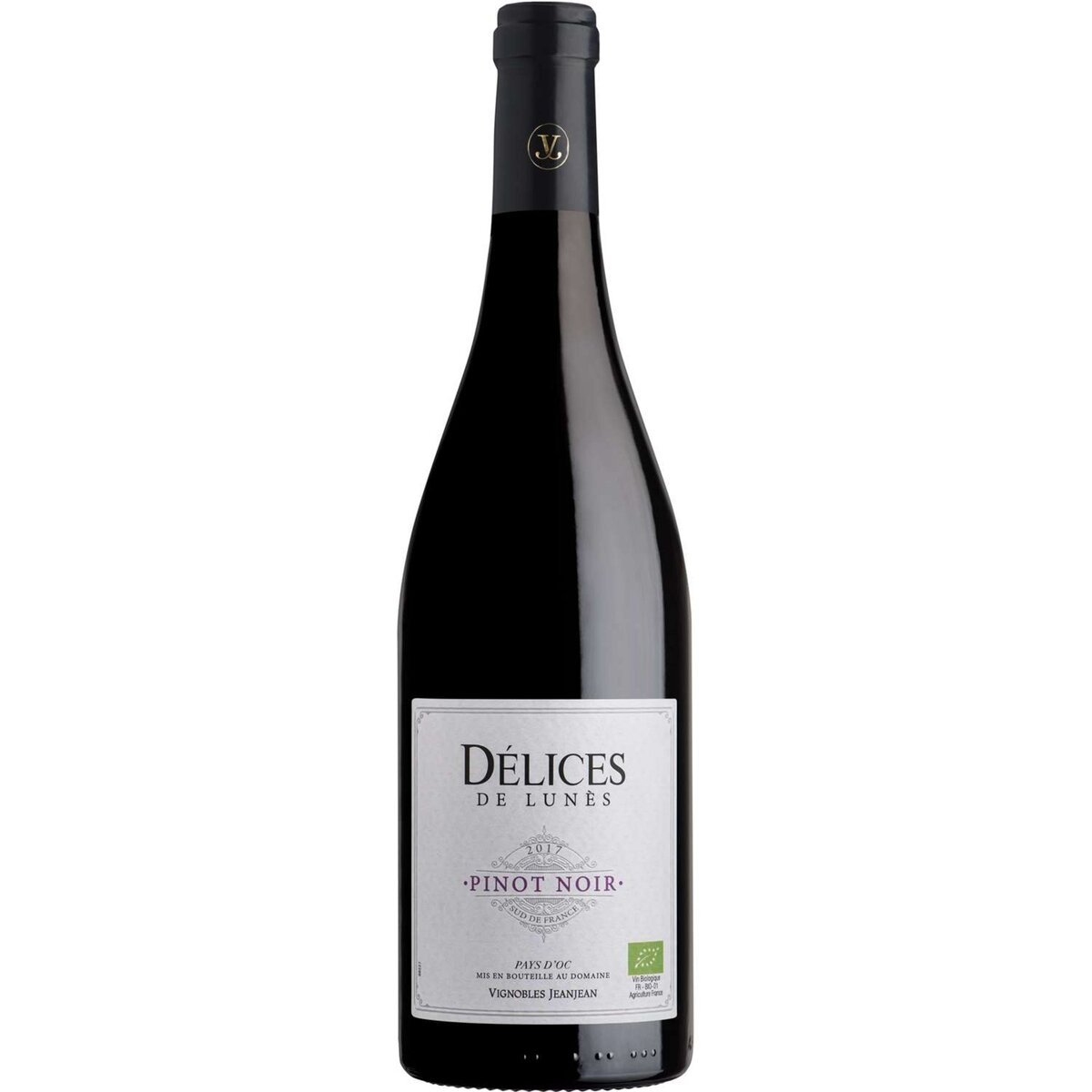 Délices de Lunes pinot noir aux fruits rouges bio 75cl 75cl