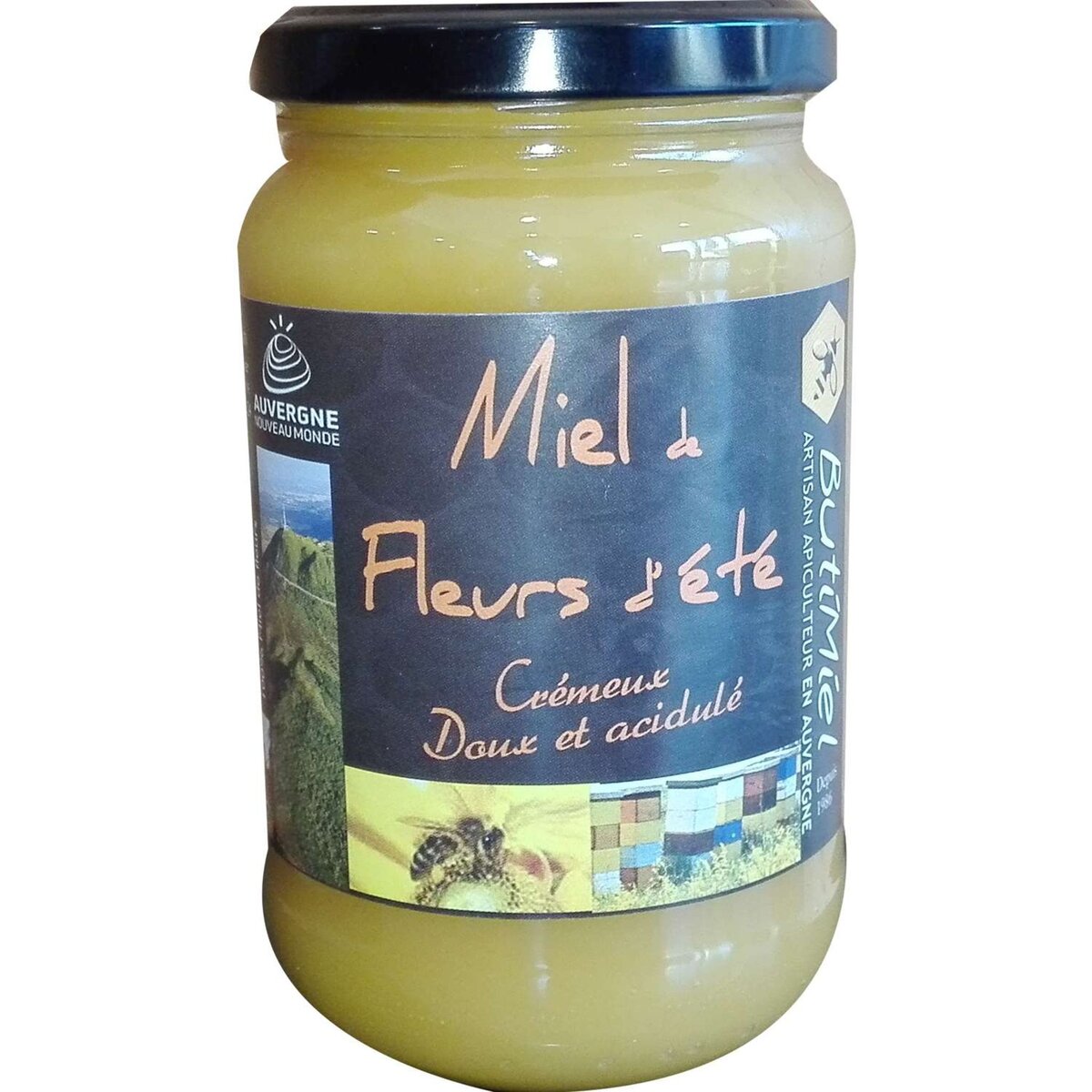 AUVERGNE NOUVEAU MONDE Auvergne Nouveau Monde Miel de fleurs d'été 500g 500g