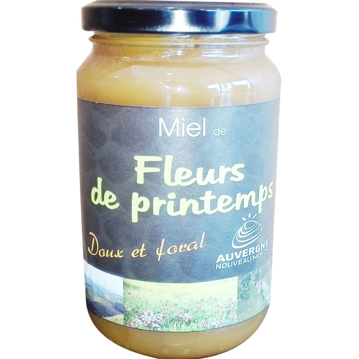 AUVERGNE NOUVEAU MONDE Auvergne Nouveau Monde Miel de fleurs de printemps 500g 500g