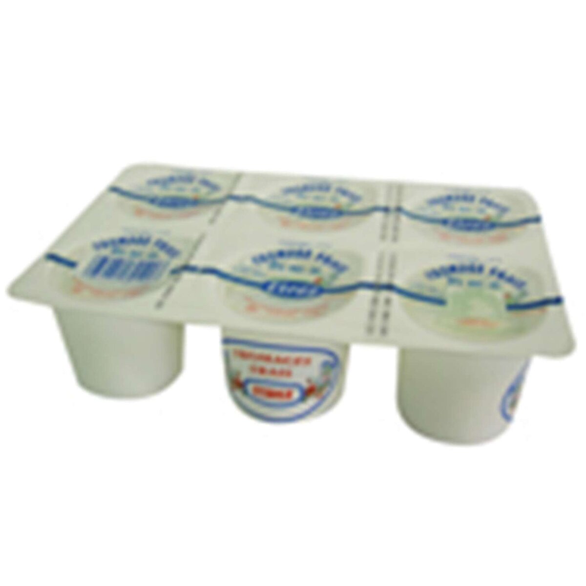 ETREZ Etrez fromage blanc faisselle 6X100g - 0% mg