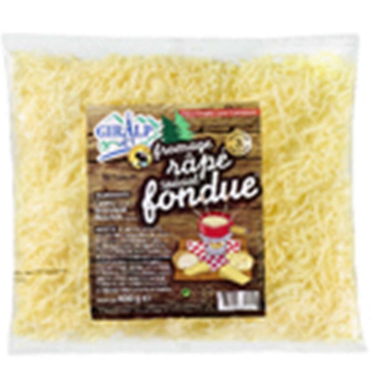 GIRALP GIRALP Fromage râpé pour fondue 400g 400g