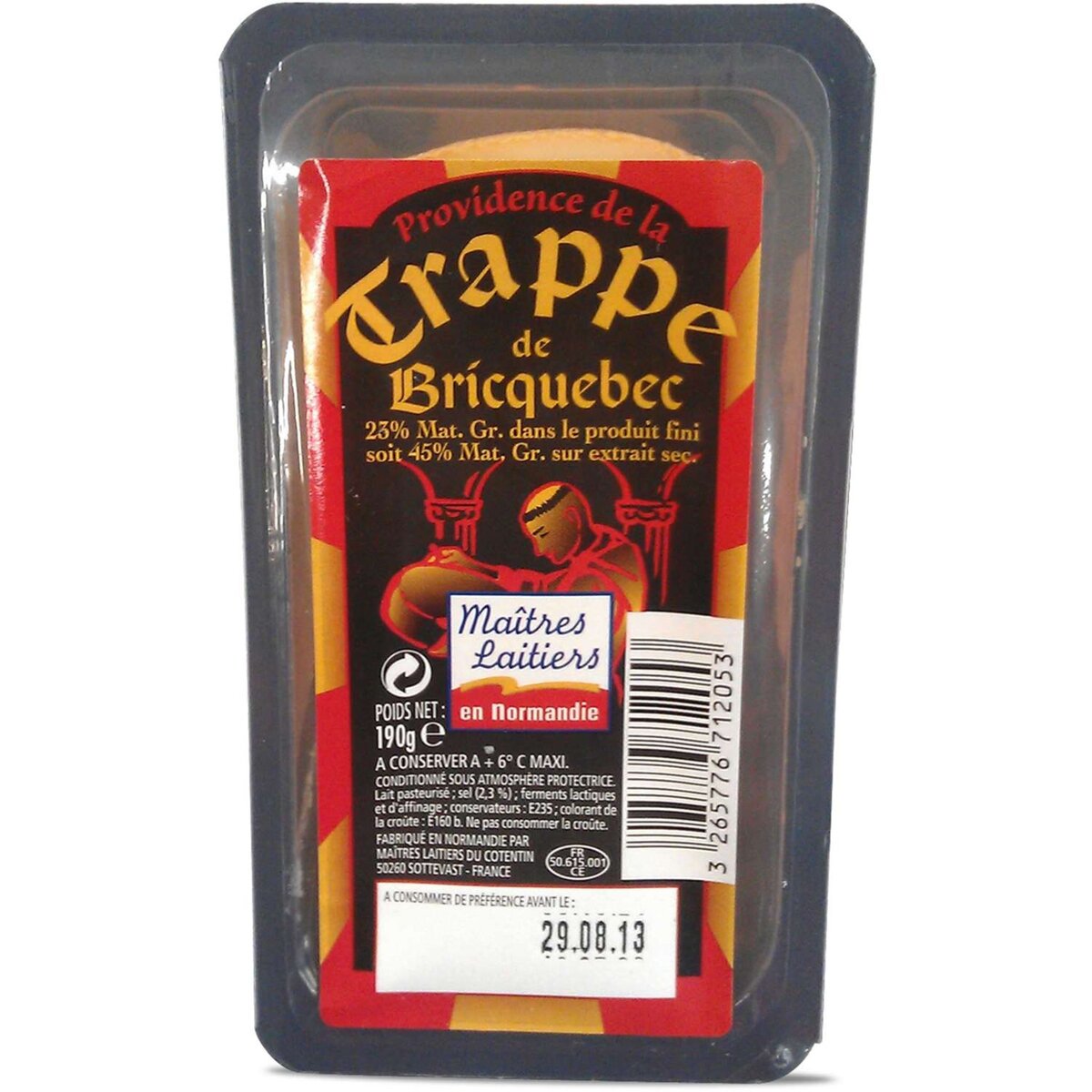 FROMAGE Trappe de Bricquebec 190g 190g