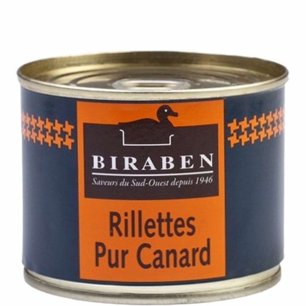 BIRABEN Biraben Rillettes pur canard 180g 180g